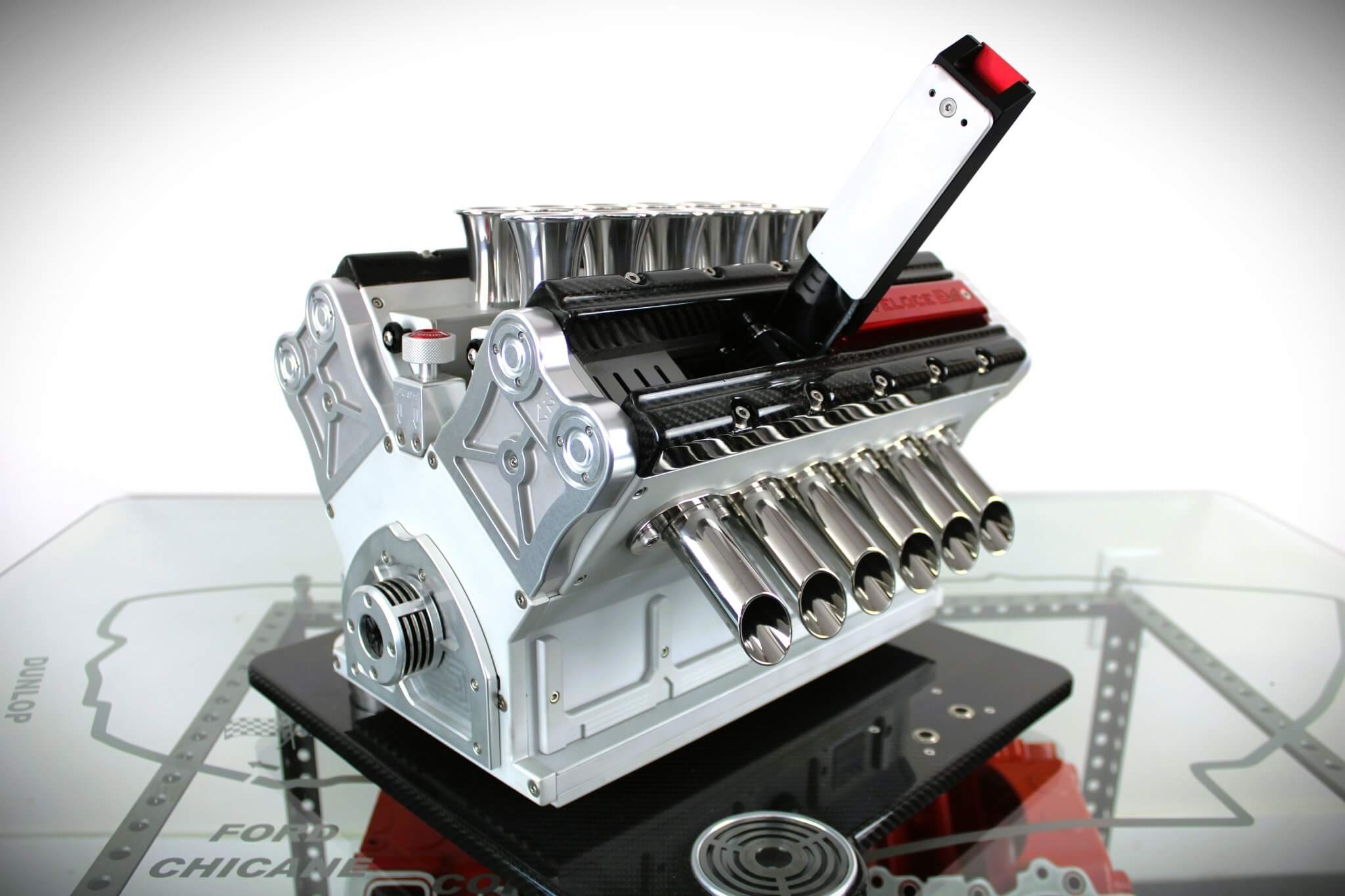 Automotive Espresso Machine - Functional V12 Engine Espresso Maker, Coffee Machine, High - end Showroom Design - Handmade Masterpiece - Ben's Auto Decor