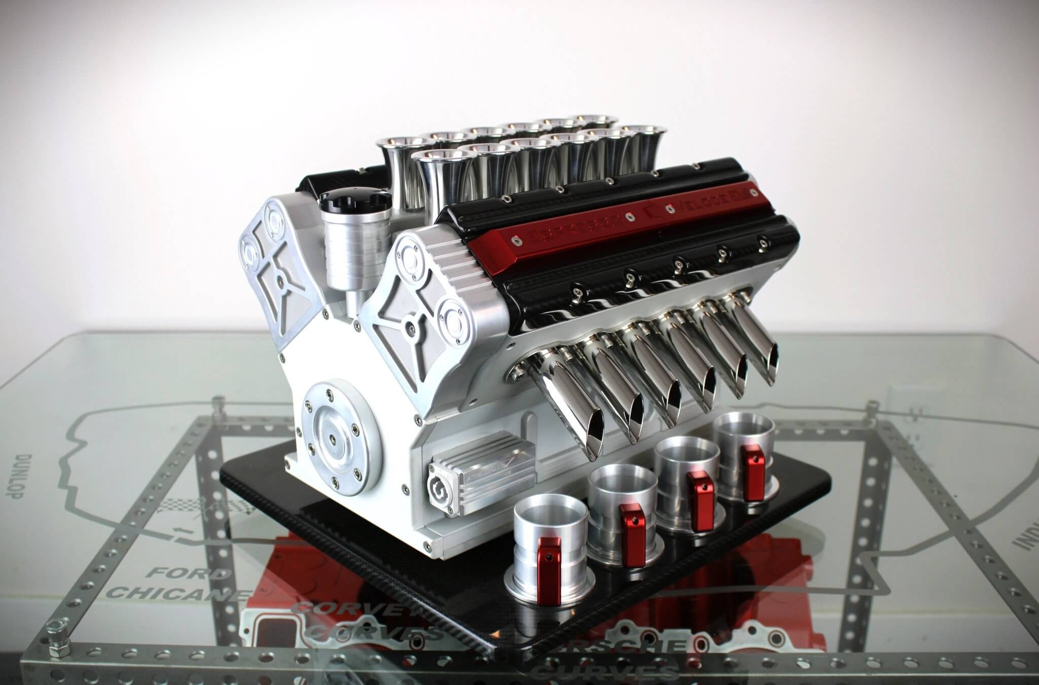 Automotive Espresso Machine - Functional V12 Engine Espresso Maker, Coffee Machine, High - end Showroom Design - Handmade Masterpiece - Ben's Auto Decor