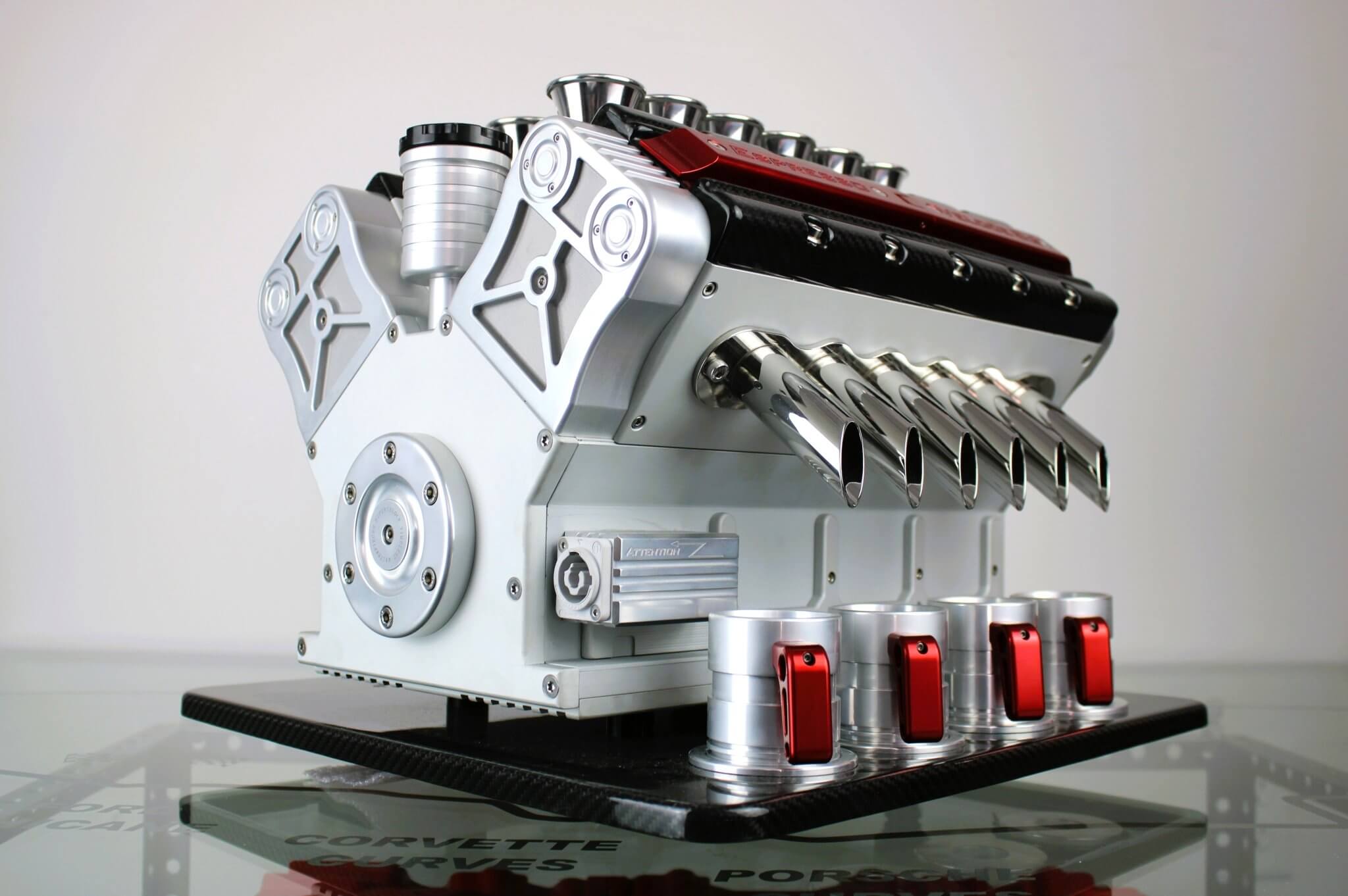 Automotive Espresso Machine - Functional V12 Engine Espresso Maker, Coffee Machine, High - end Showroom Design - Handmade Masterpiece - Ben's Auto Decor