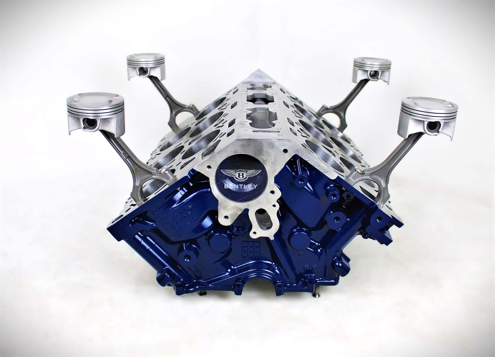 Bentley Engine Block Coffee Table - Genuine Bentley W12 Motor, Man Cave Furniture - Ben's Auto Decor