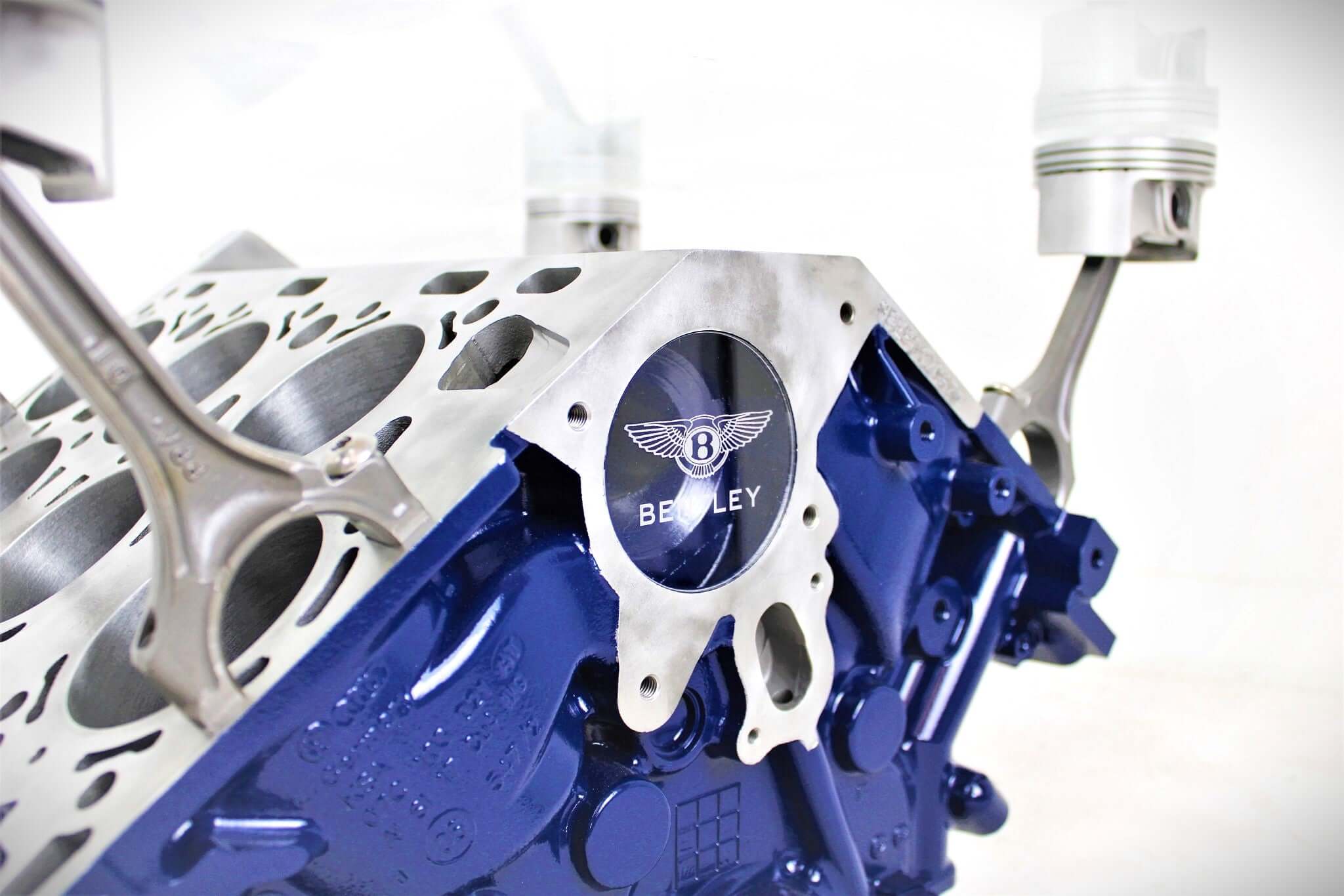 Bentley Engine Block Coffee Table - Genuine Bentley W12 Motor, Man Cave Furniture - Ben's Auto Decor