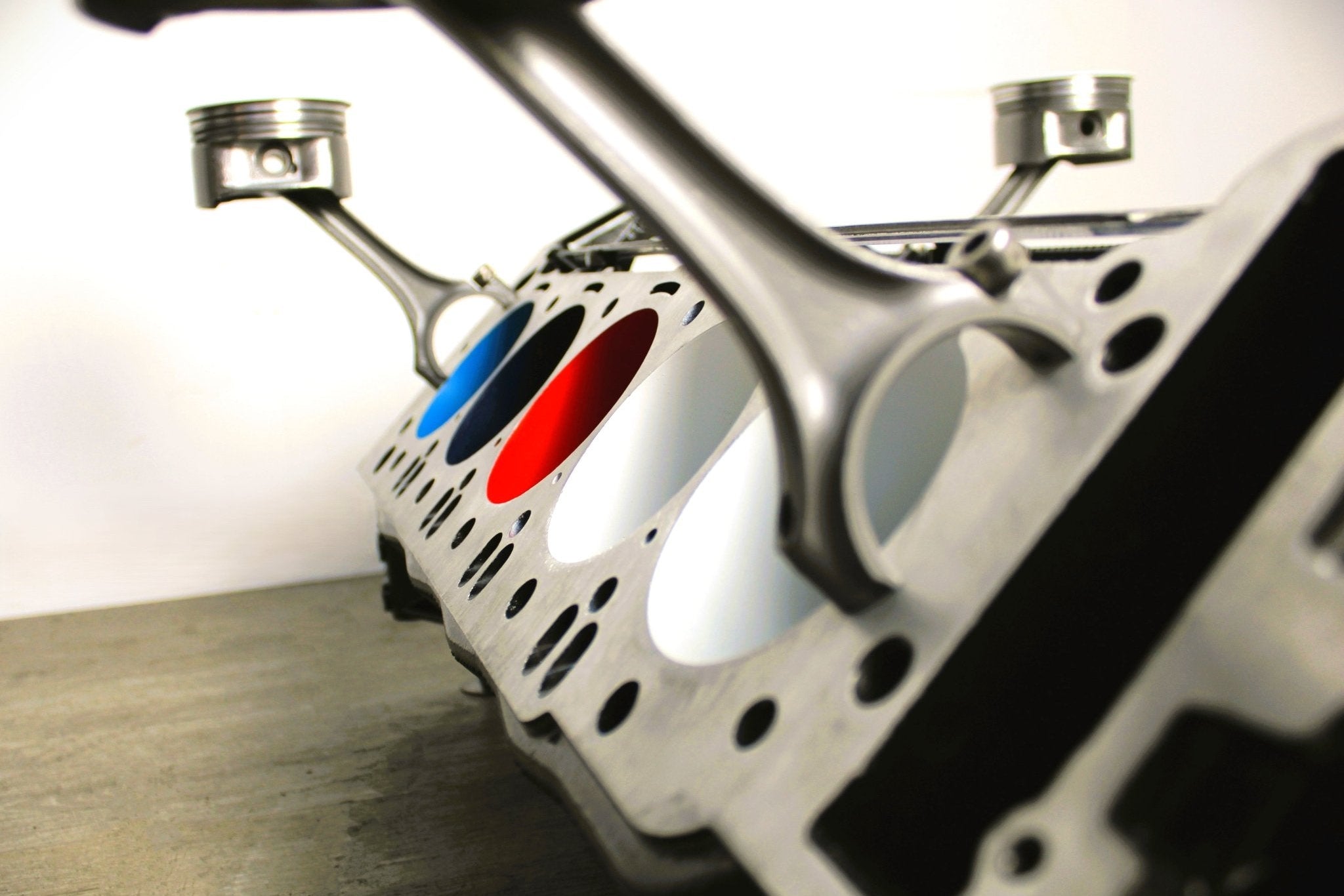 BMW M Series V10 Engine Block Coffee Table - BMW M - Power Color Scheme, Man Cave Furniture - Ben's Auto Decor