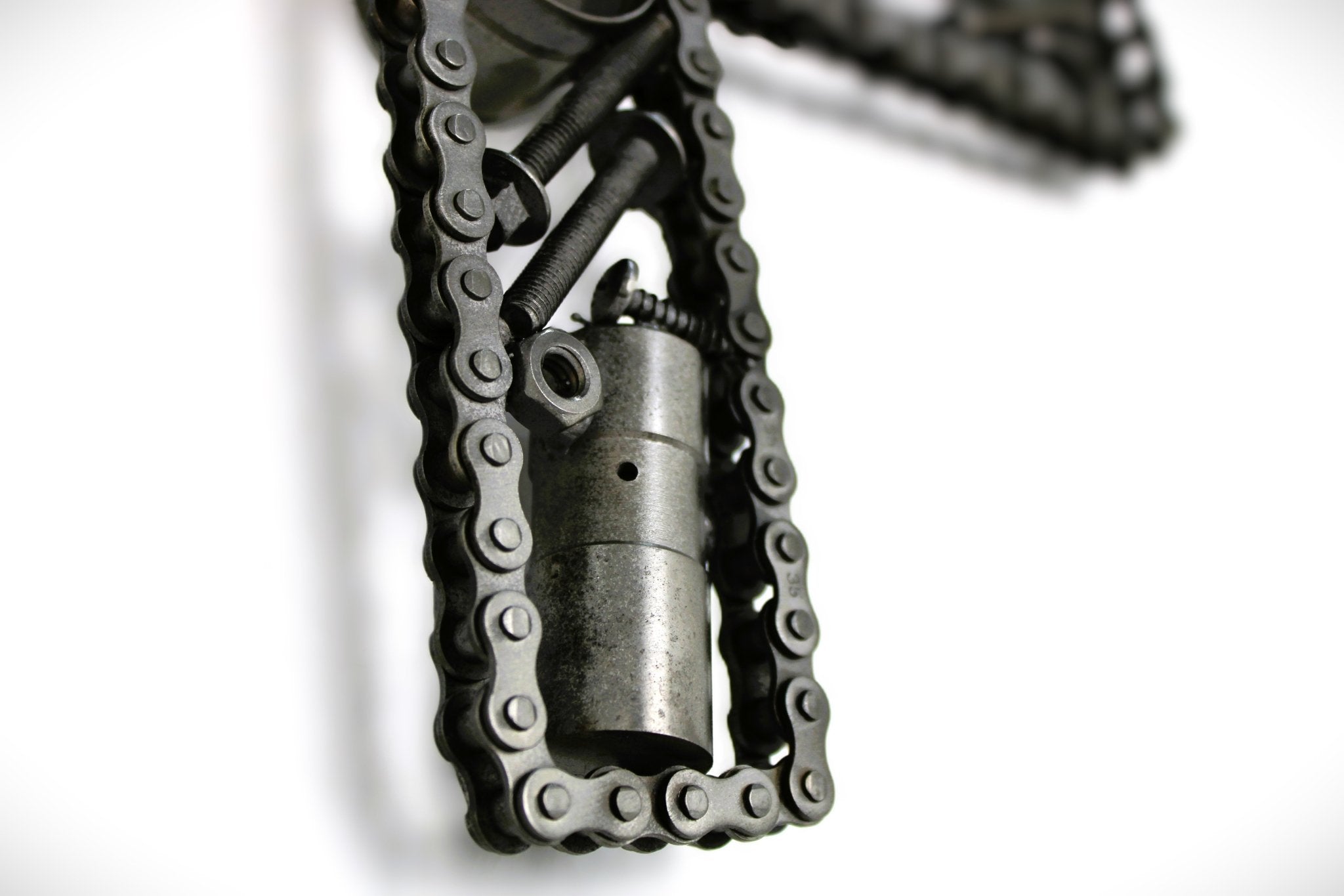 Car Part Letter F - Cool Wall Art for Car Enthusiasts, Handcrafted Last Name Initial - Ben's Auto Decor