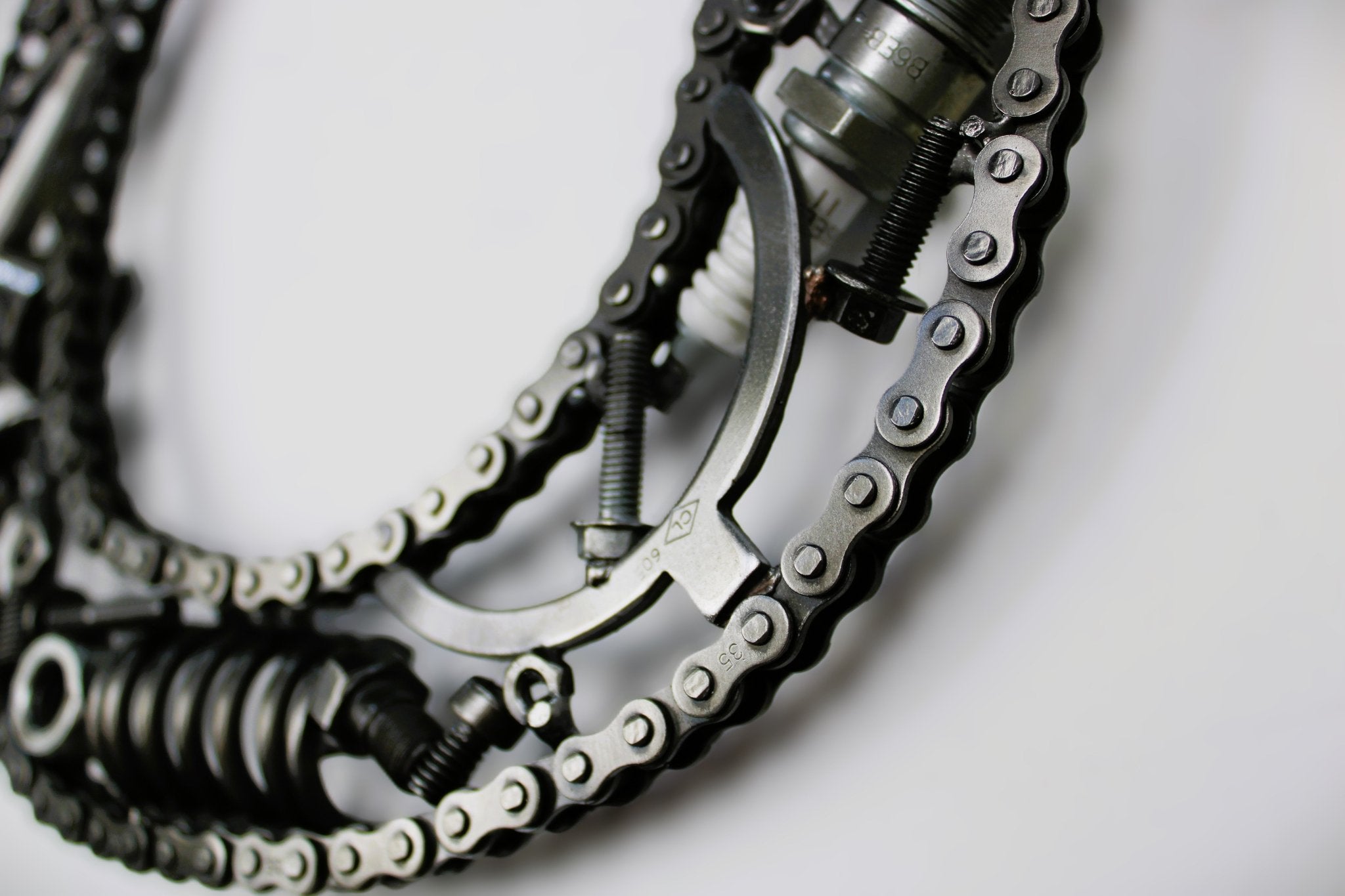 Car Part Letter O - Handmade Home Decor, Unique Desk Sculpture, Car Lover Gift - Ben's Auto Decor