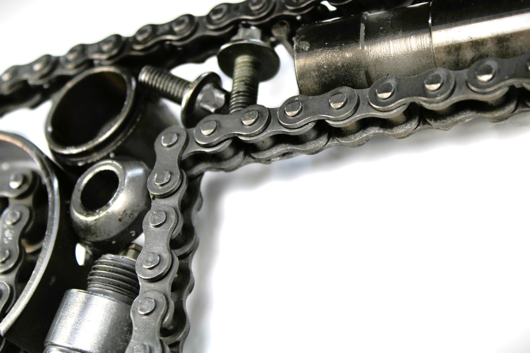 Car Part Letter T - Car Part Wall Hanging, Unique Gift for Husband, Automotive Decor - Ben's Auto Decor