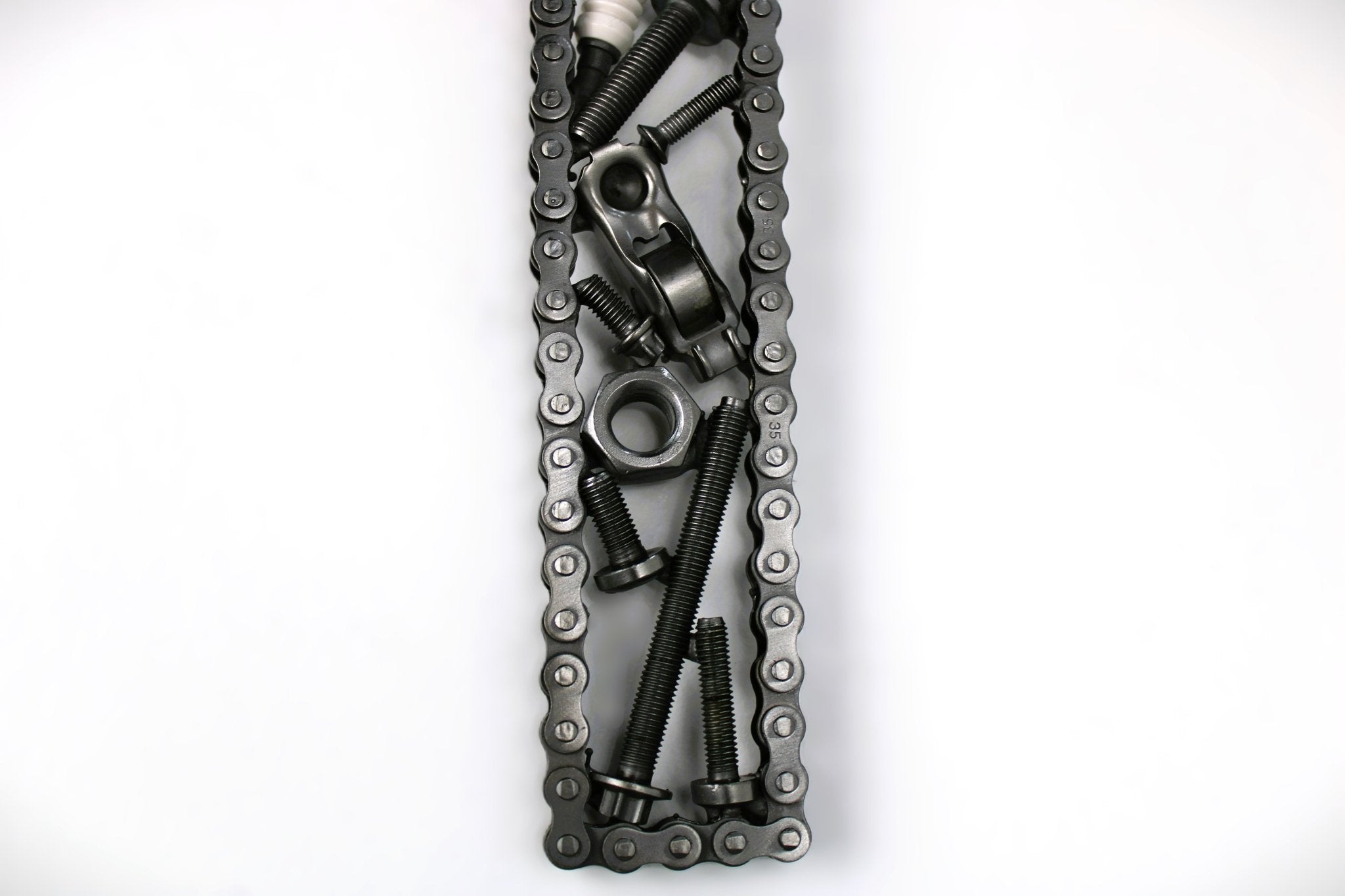 Car Part Letter T - Car Part Wall Hanging, Unique Gift for Husband, Automotive Decor - Ben's Auto Decor