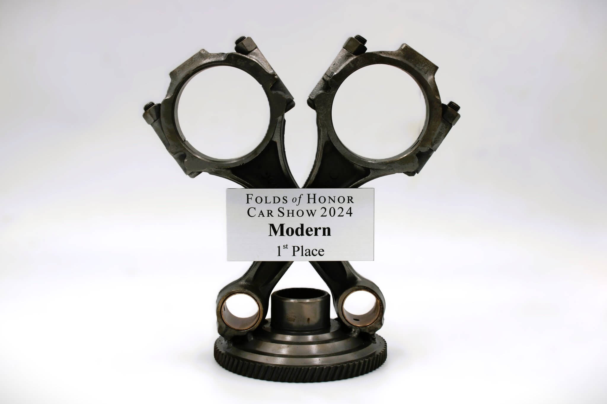 Car Part Trophies - Hand - Welded Awards for Car Shows and Events, Customized Design and Plaque, Steampunk Trophies - Ben's Auto Decor