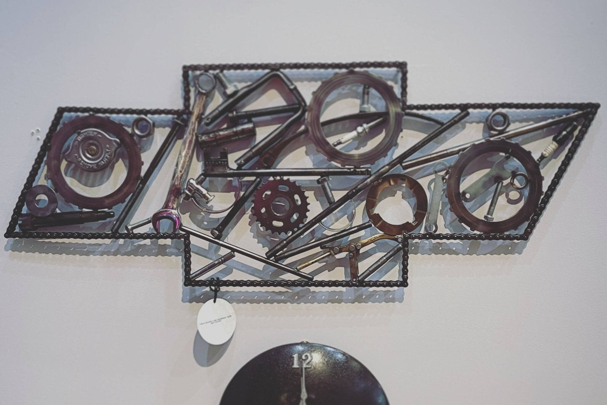 Chevrolet Logo Car Part Art - Automotive Wall Art, Unique Decor for Car Enthusiasts - Ben's Auto Decor