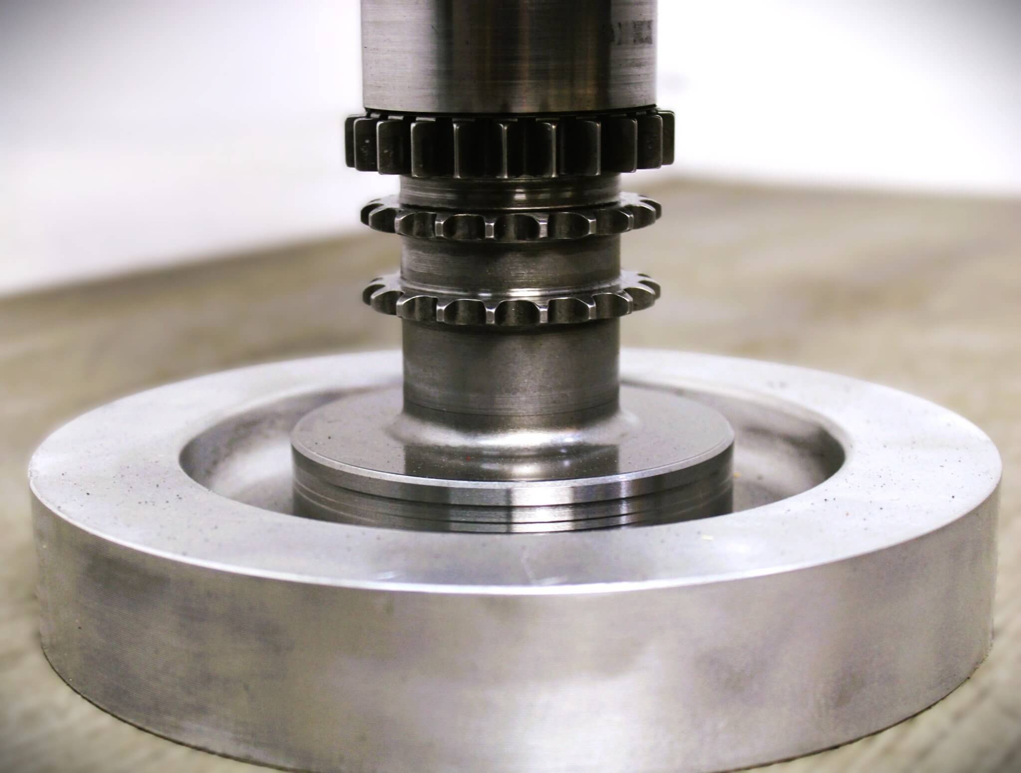 Crankshaft Table - Automotive Decor, Man Cave Furniture, Steampunk Decor, Round Table - Ben's Auto Decor