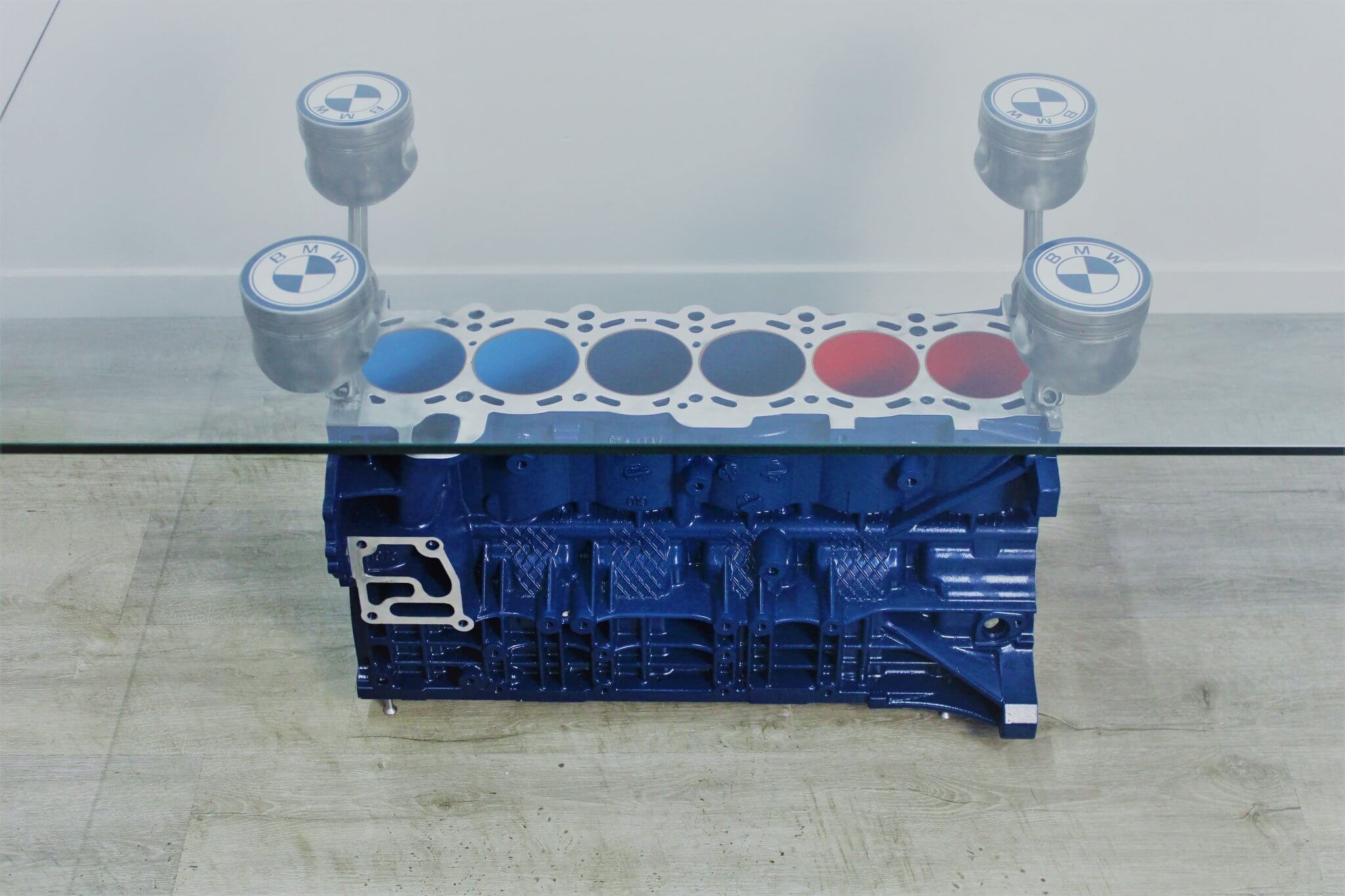 Custom Engine Coffee Table for Gearheads | Man Cave Furniture - Ben's Auto Decor