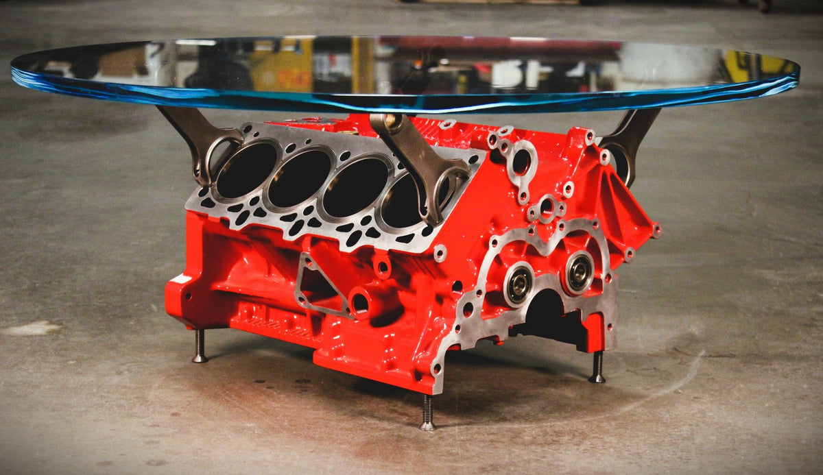 Ferrari 360 V8 Engine Coffee Table - Ben's Auto Decor