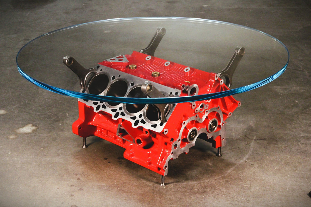 Ferrari 360 V8 Engine Coffee Table - Ben's Auto Decor