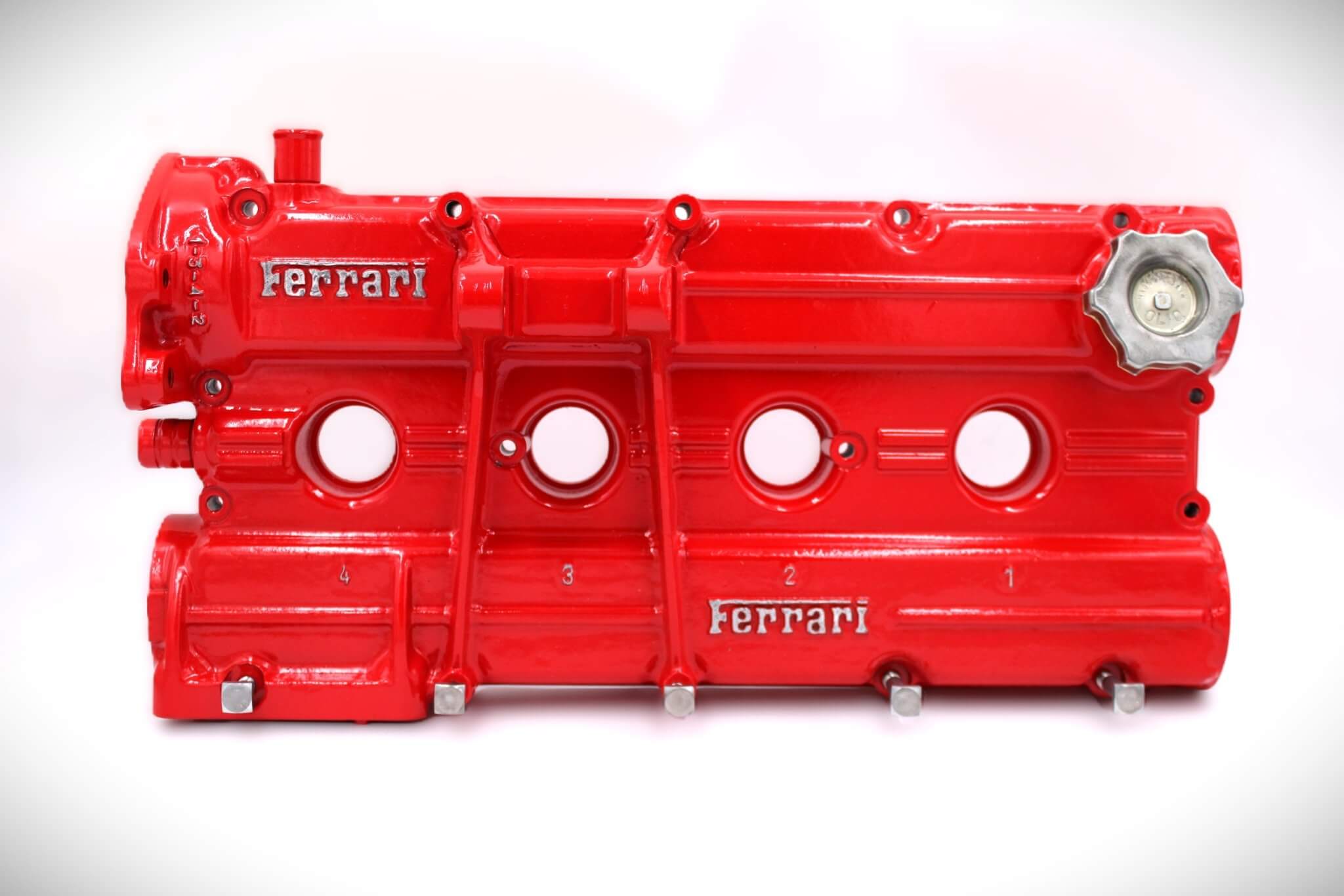 Ferrari Valve Cover Coat Rack - Ferrari 308 Engine Rack, Limited Edition Automotive Decor, Unique Wall Rack for Car Guys, Choose Your Color - Ben's Auto Decor