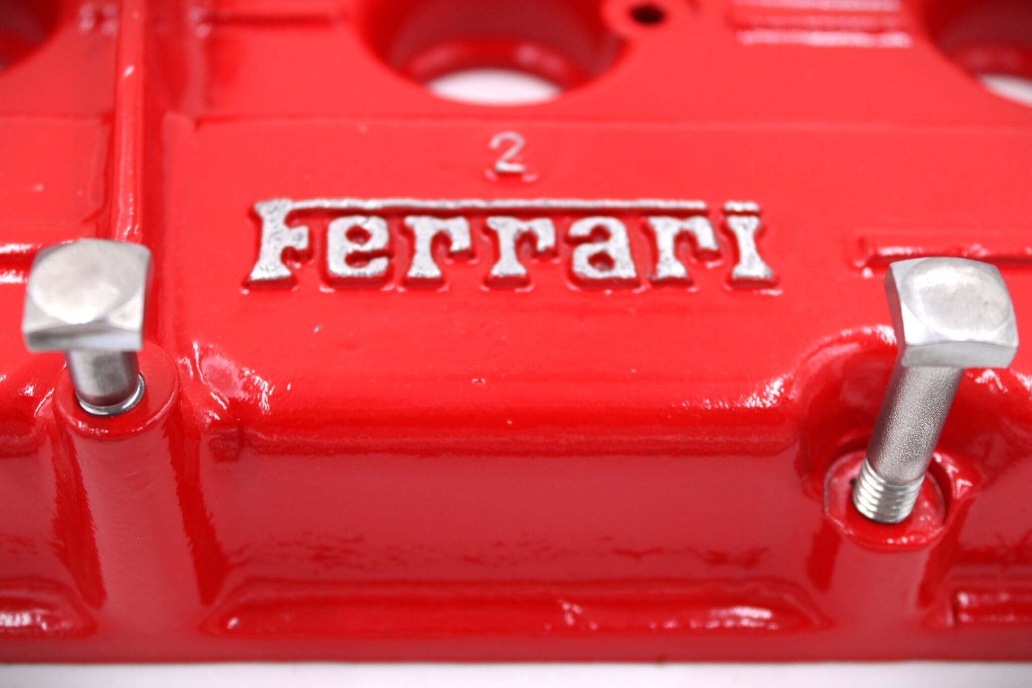 Ferrari Valve Cover Coat Rack - Ferrari 308 Engine Rack, Limited Edition Automotive Decor, Unique Wall Rack for Car Guys, Choose Your Color - Ben's Auto Decor