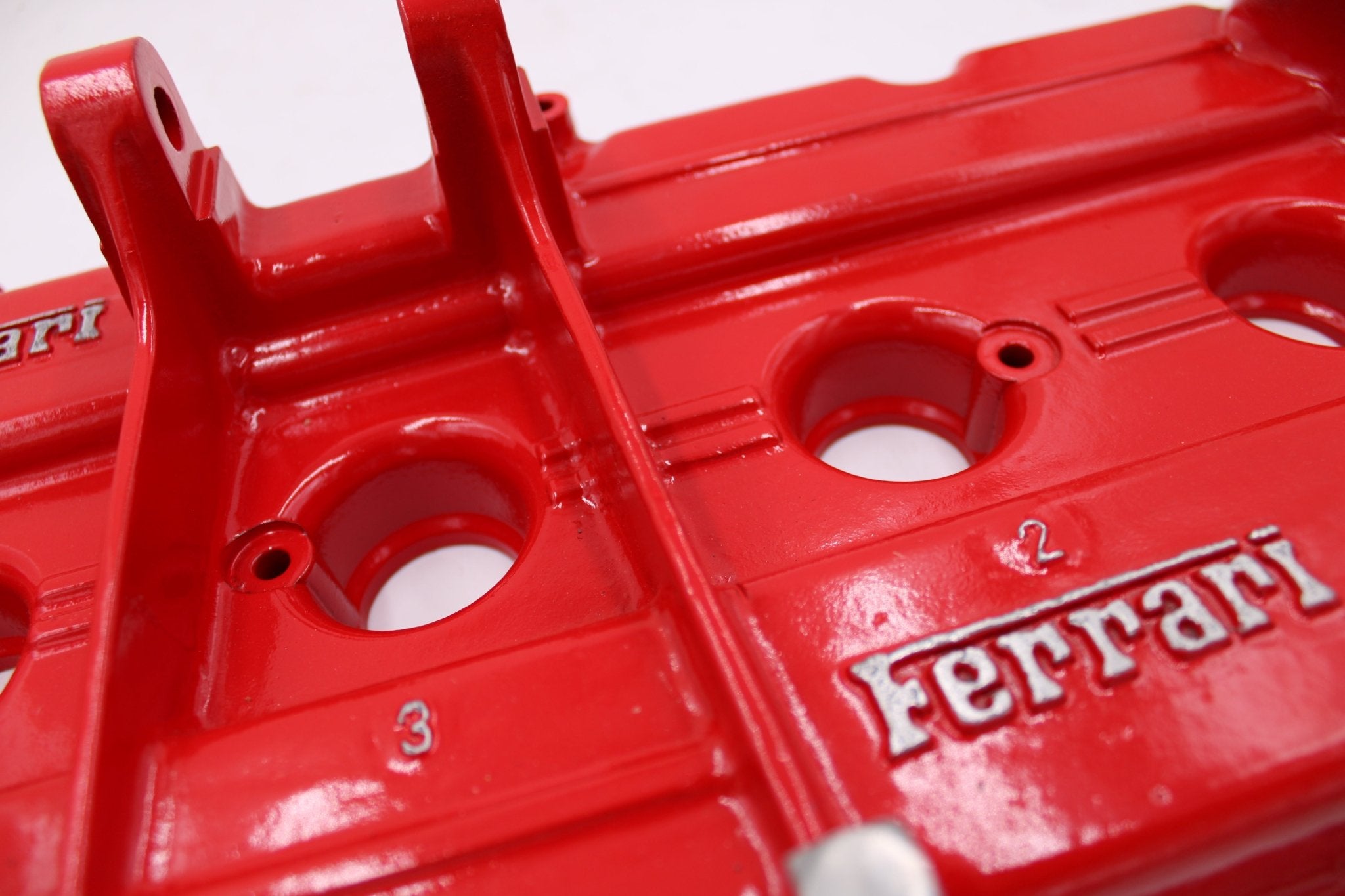 Ferrari Valve Cover Coat Rack - Ferrari 308 Engine Rack, Limited Edition Automotive Decor, Unique Wall Rack for Car Guys, Choose Your Color - Ben's Auto Decor