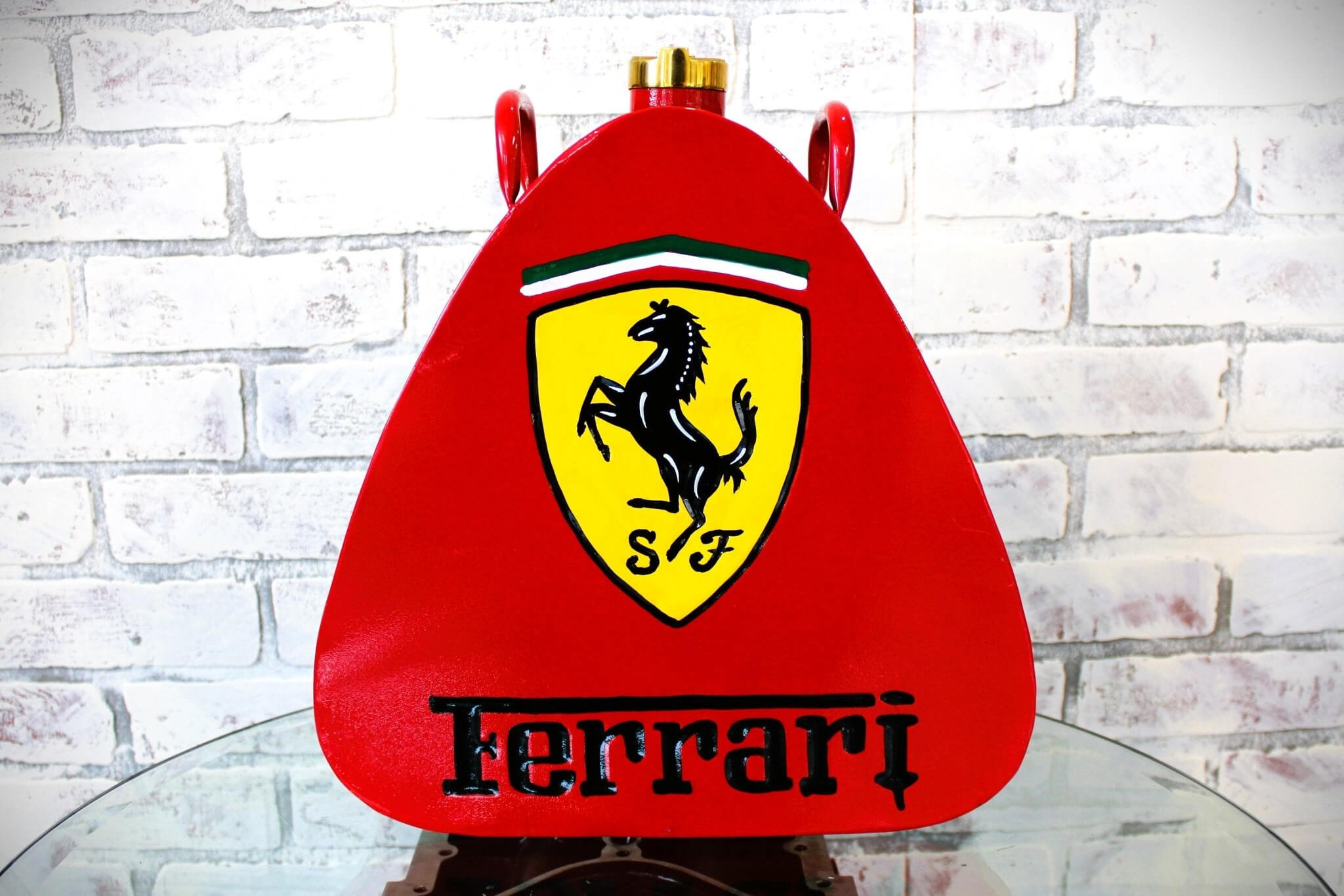 Ferrari Vintage - Style Fuel Gas Can – Hand - Painted & Limited Edition - Ben's Auto Decor