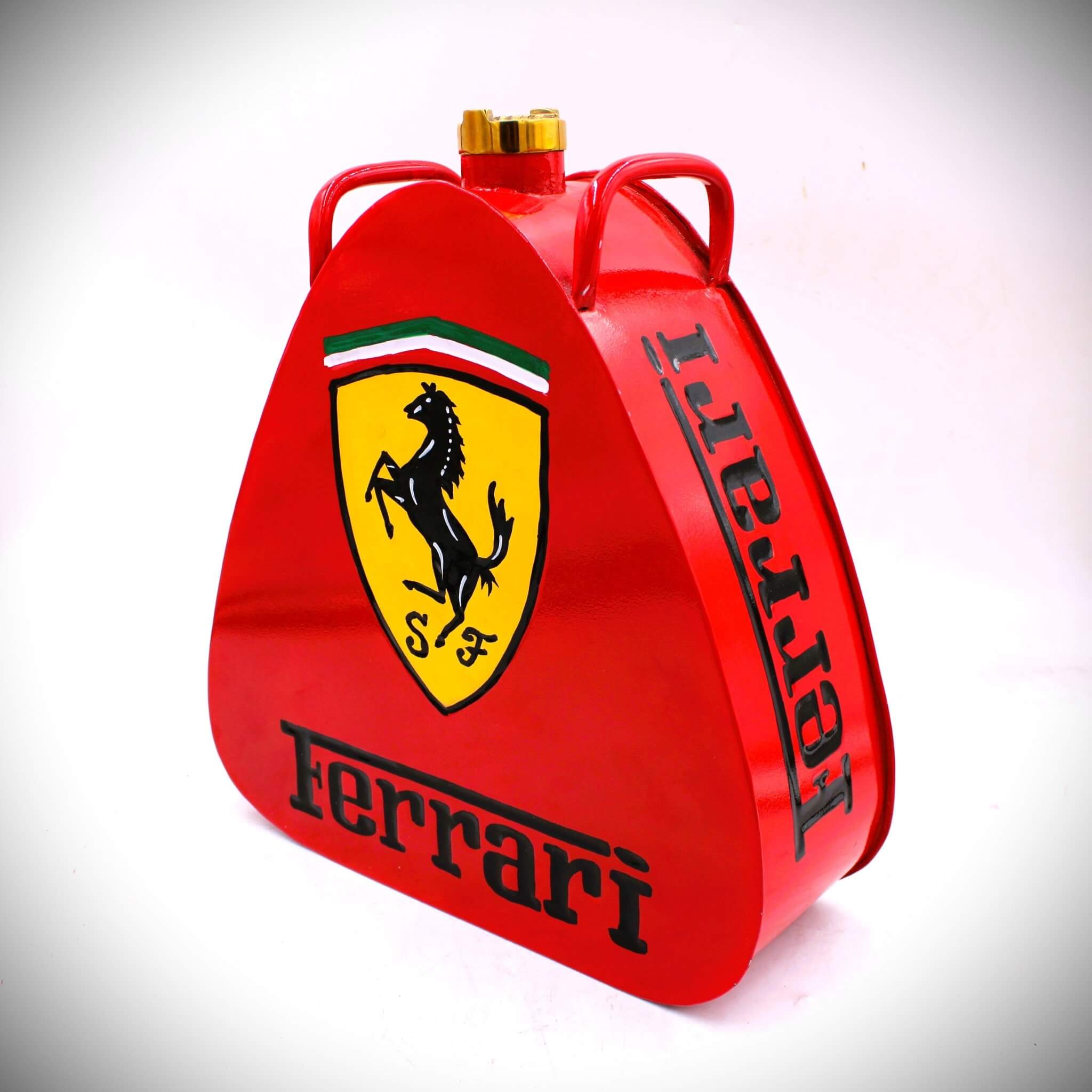 Ferrari Vintage - Style Fuel Gas Can – Hand - Painted & Limited Edition - Ben's Auto Decor