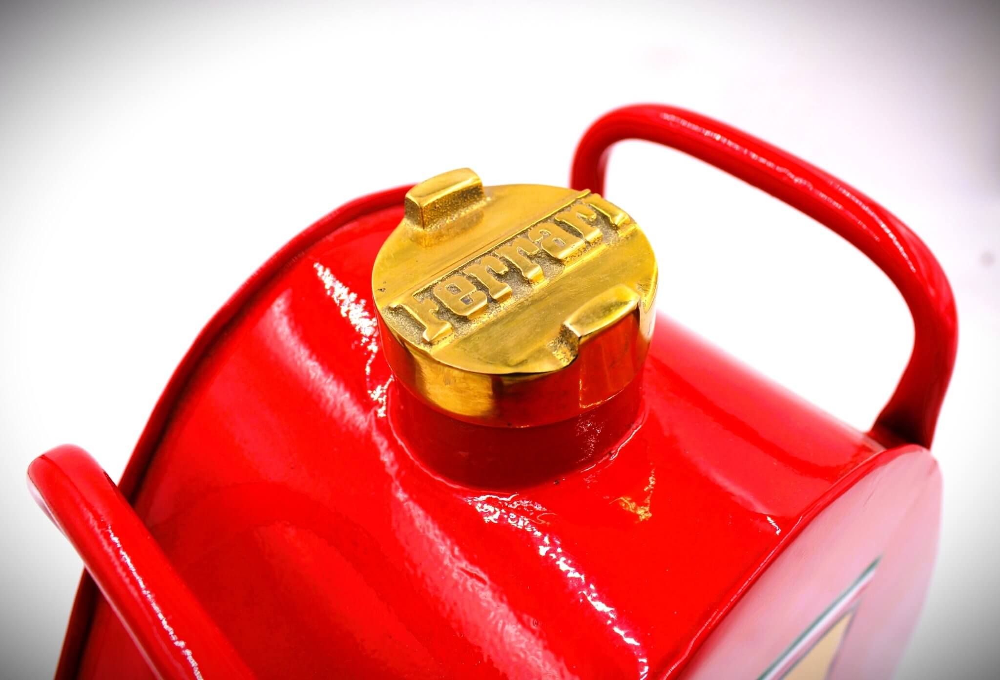 Ferrari Vintage - Style Fuel Gas Can – Hand - Painted & Limited Edition - Ben's Auto Decor