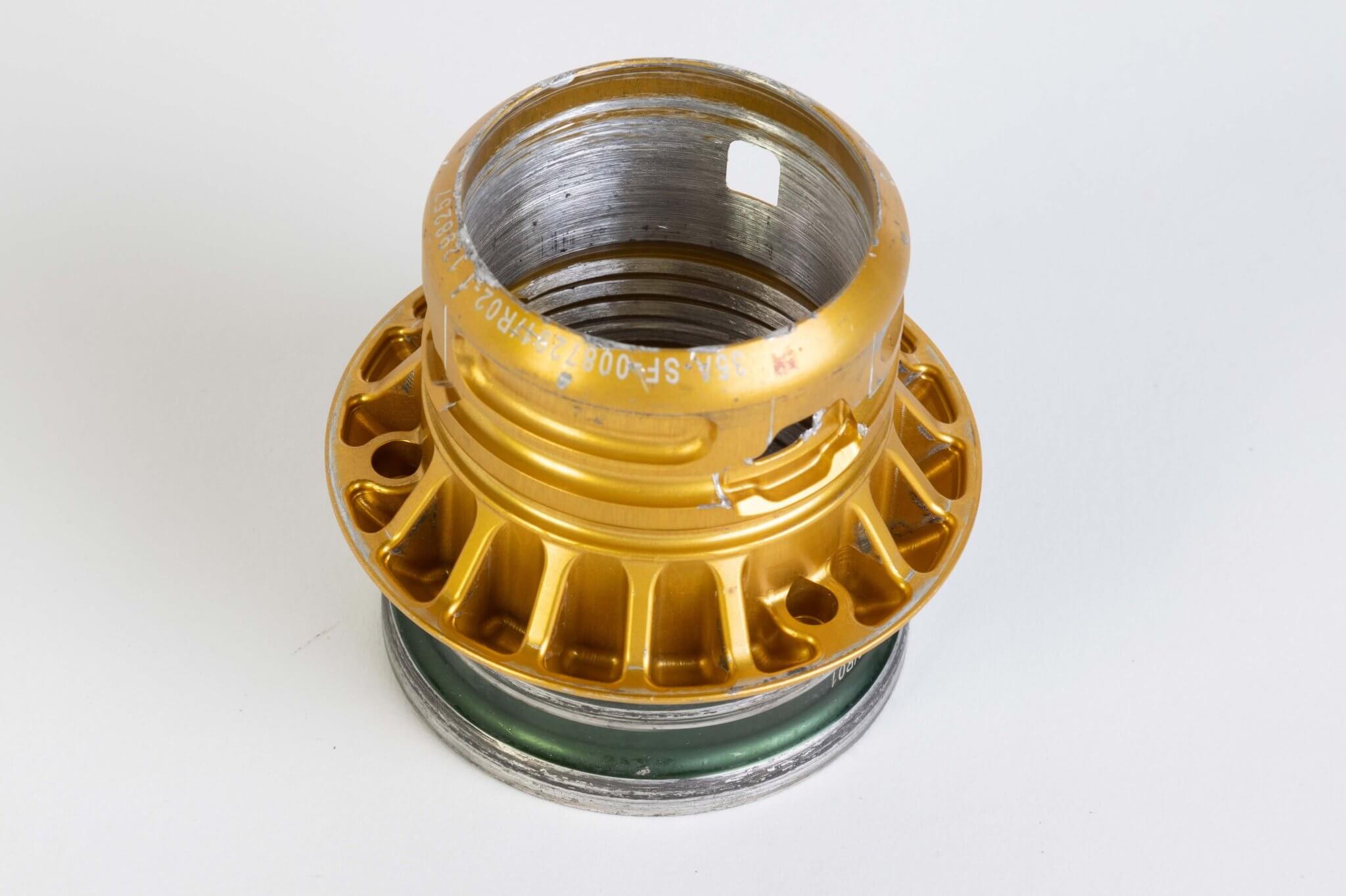 Gold Formula 1 Front Wheel Nut Pen Holder Automotive Art - Ben's Auto Decor