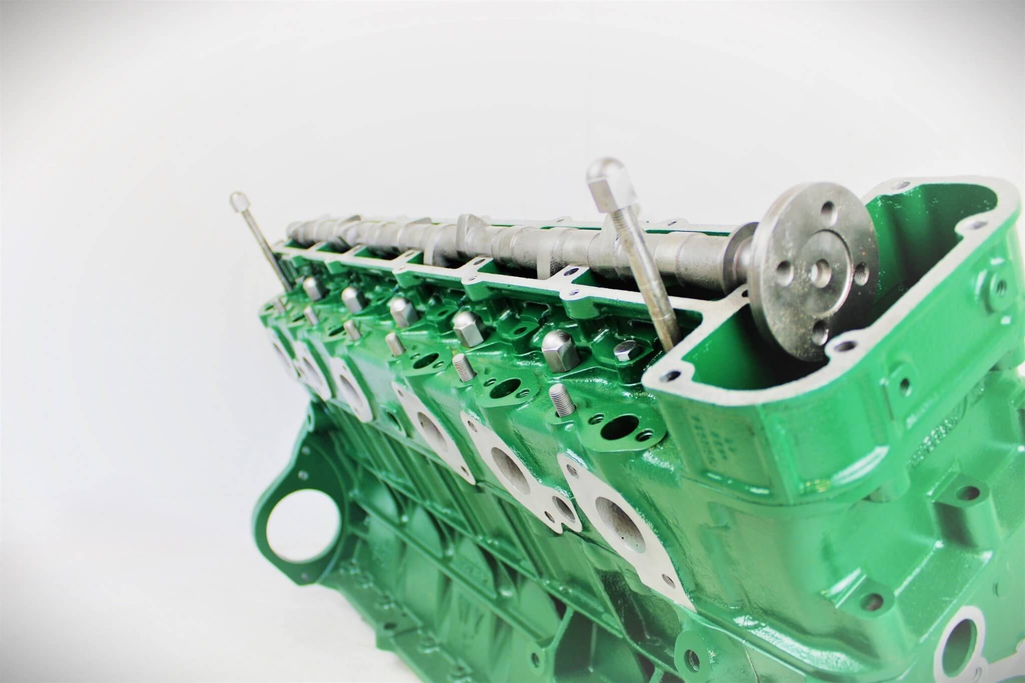 Jaguar V12 Engine Block Coffee Table - British Racing Green Finish, Man Cave Furniture - Ben's Auto Decor