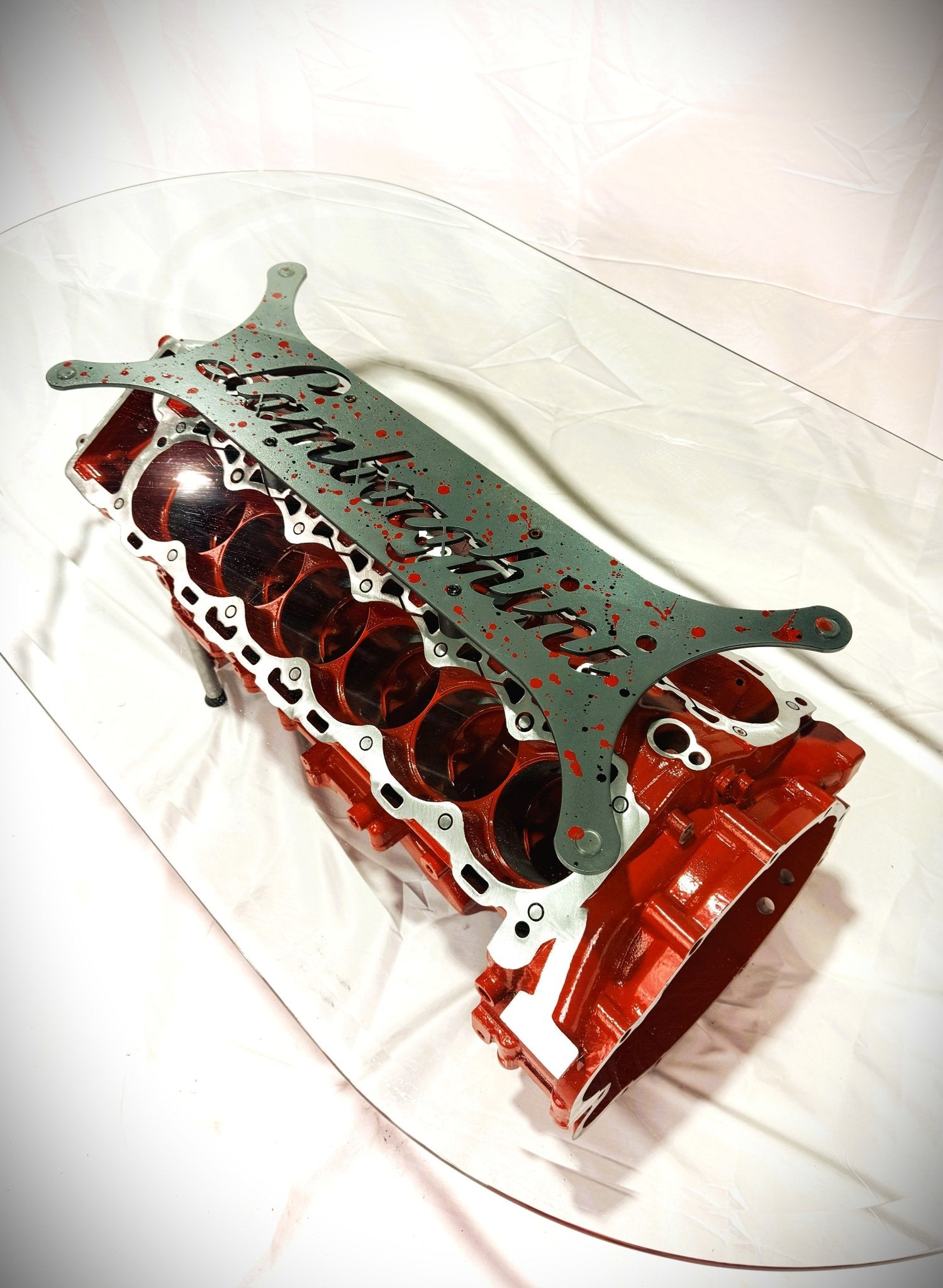 Lamborghini Aventador V12 Engine Table - Ben's Auto Decor