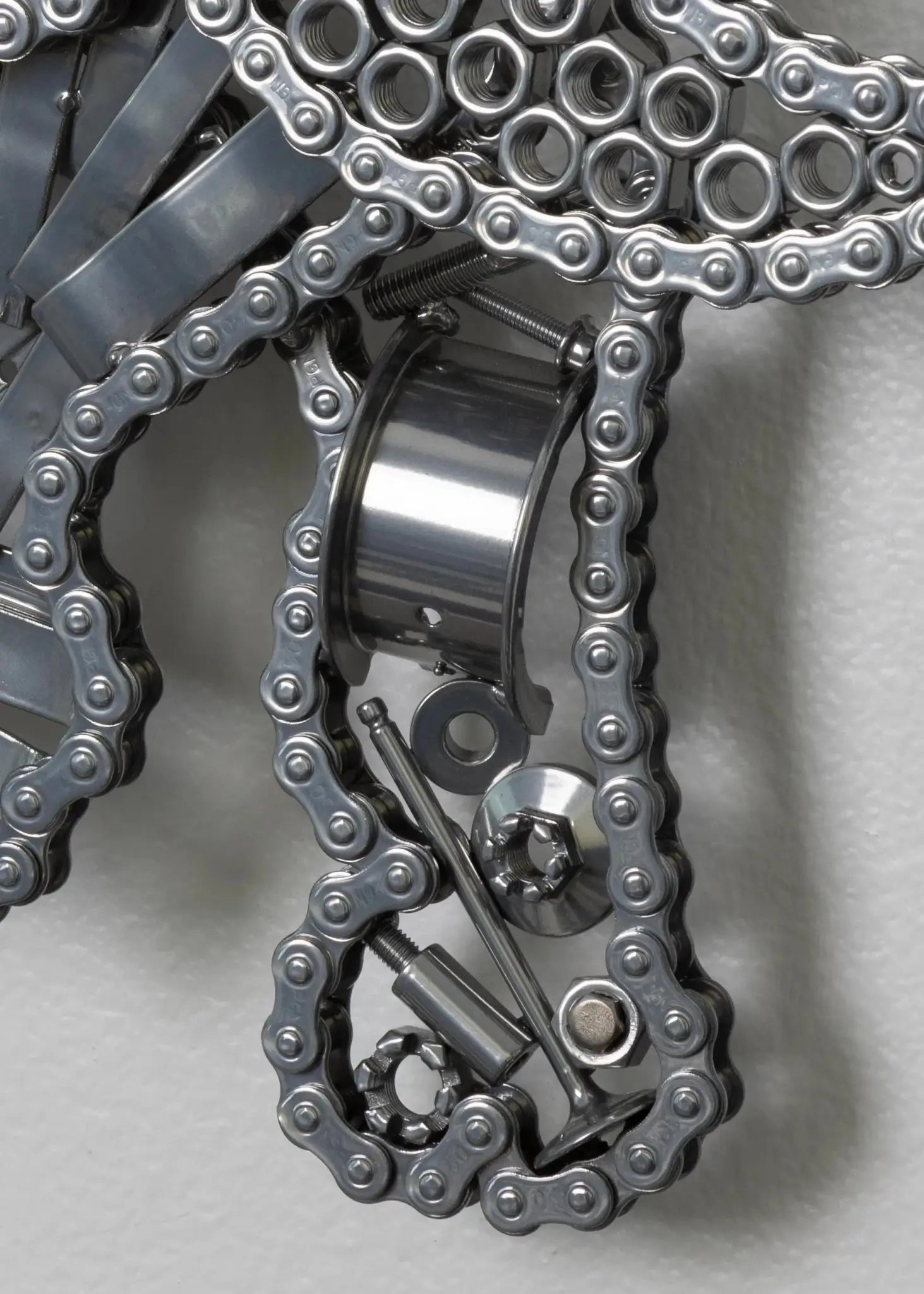 Lamborghini Bull Logo Wall Sculpture - Handcrafted Metal Art from Genuine Auto Parts - Ben's Auto Decor