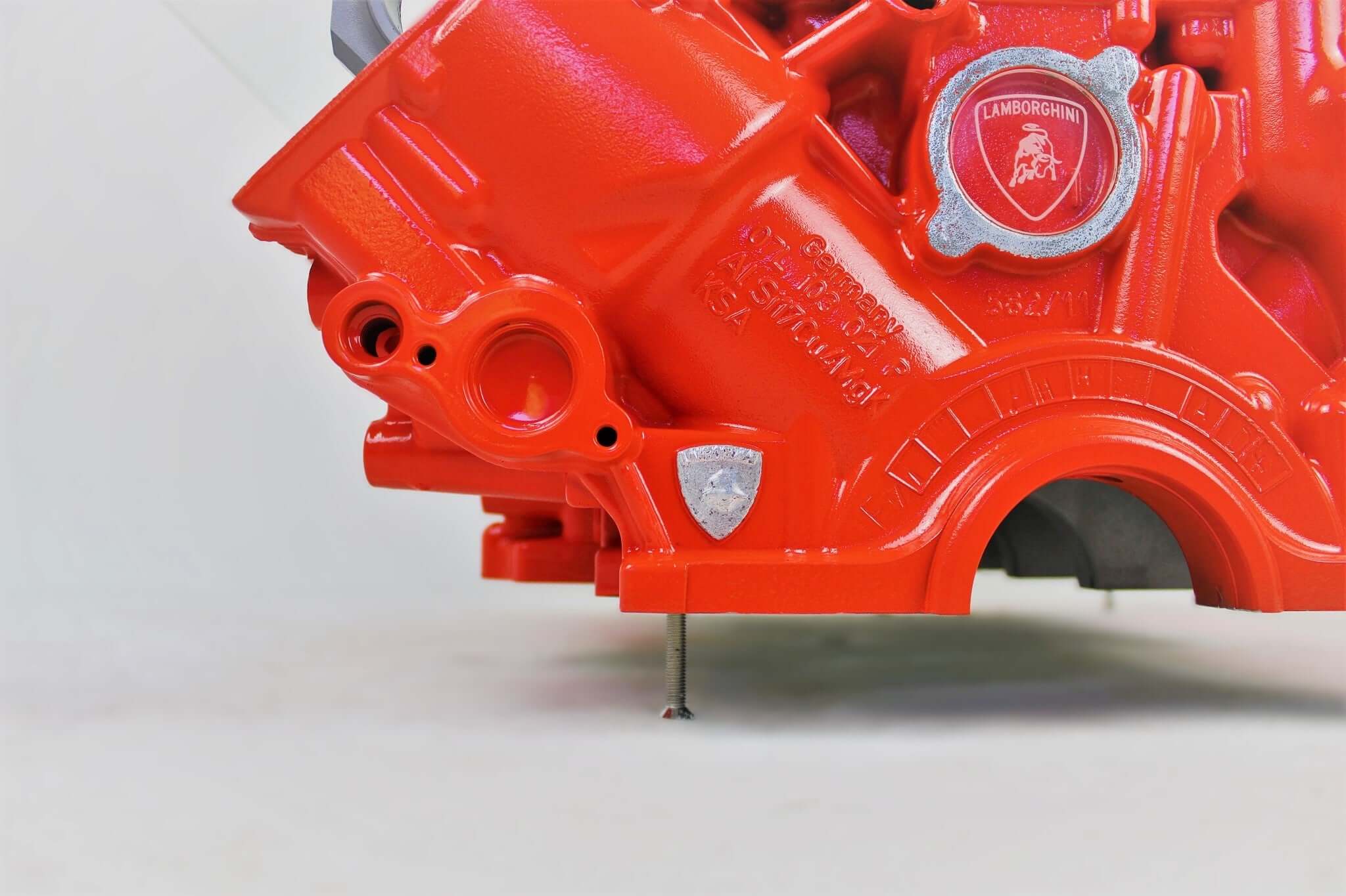 Lamborghini Gallardo V10 Engine Block Coffee Table - Unique Man Cave Furniture, Lamborghini Decor - Ben's Auto Decor