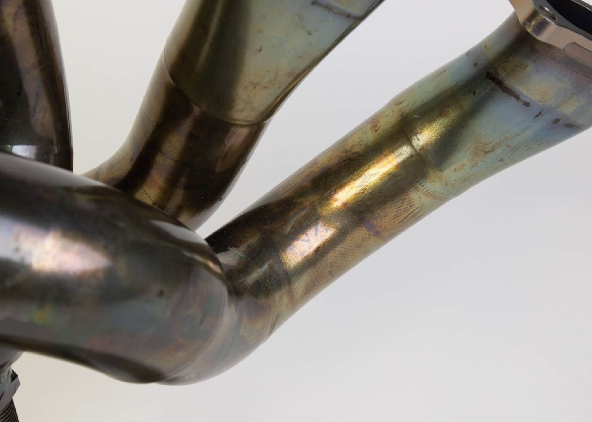 McLaren F1 Sculpture from Genuine Exhaust Manifold - Lando Norris 2019 V6 Patina Car Parts - Ben's Auto Decor