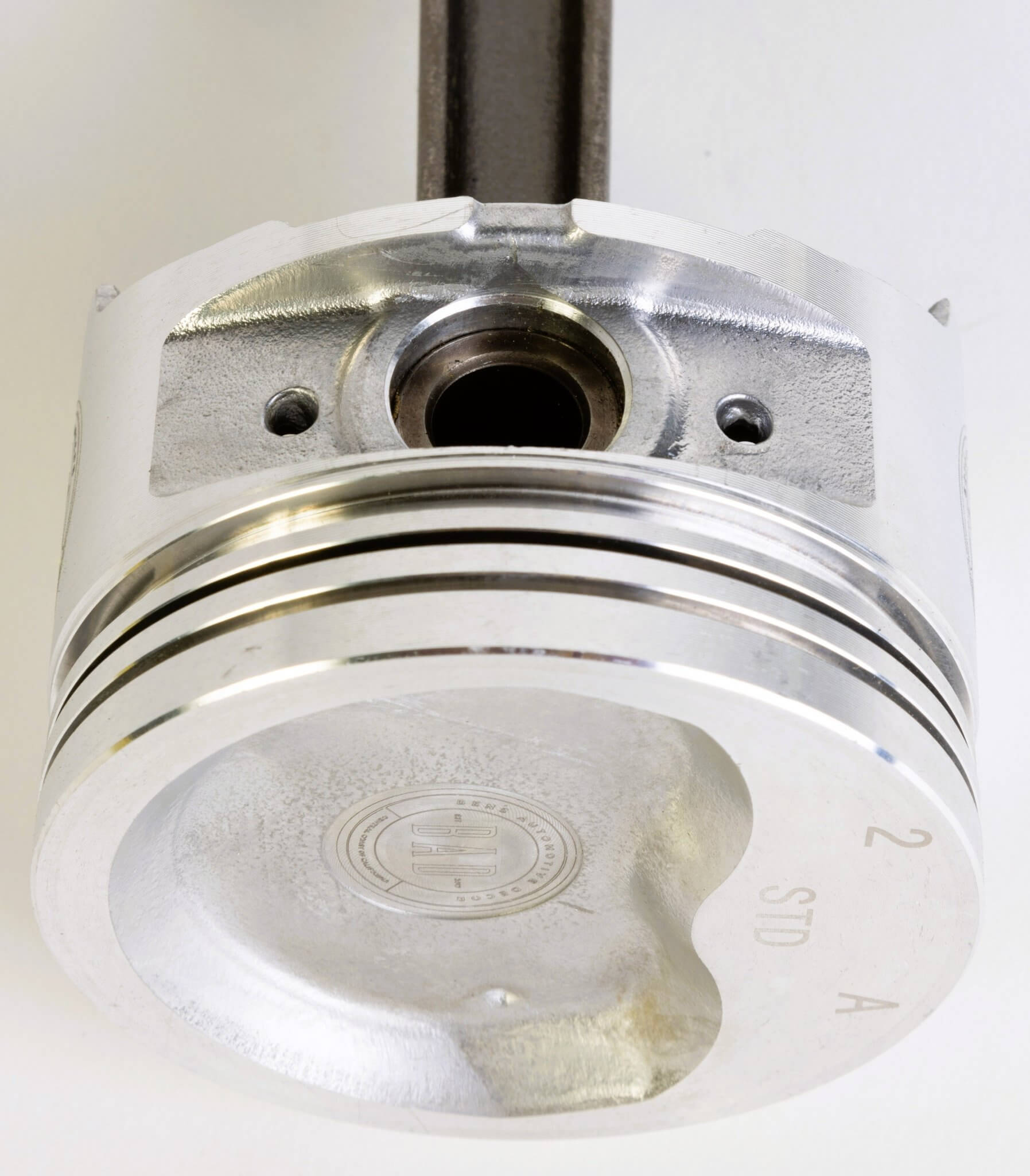 Piston Clock with White RPM Gauge Face - Unique Car Enthusiast Gift, Steampunk Clock for Gearheads, Automotive Decor - Ben's Auto Decor