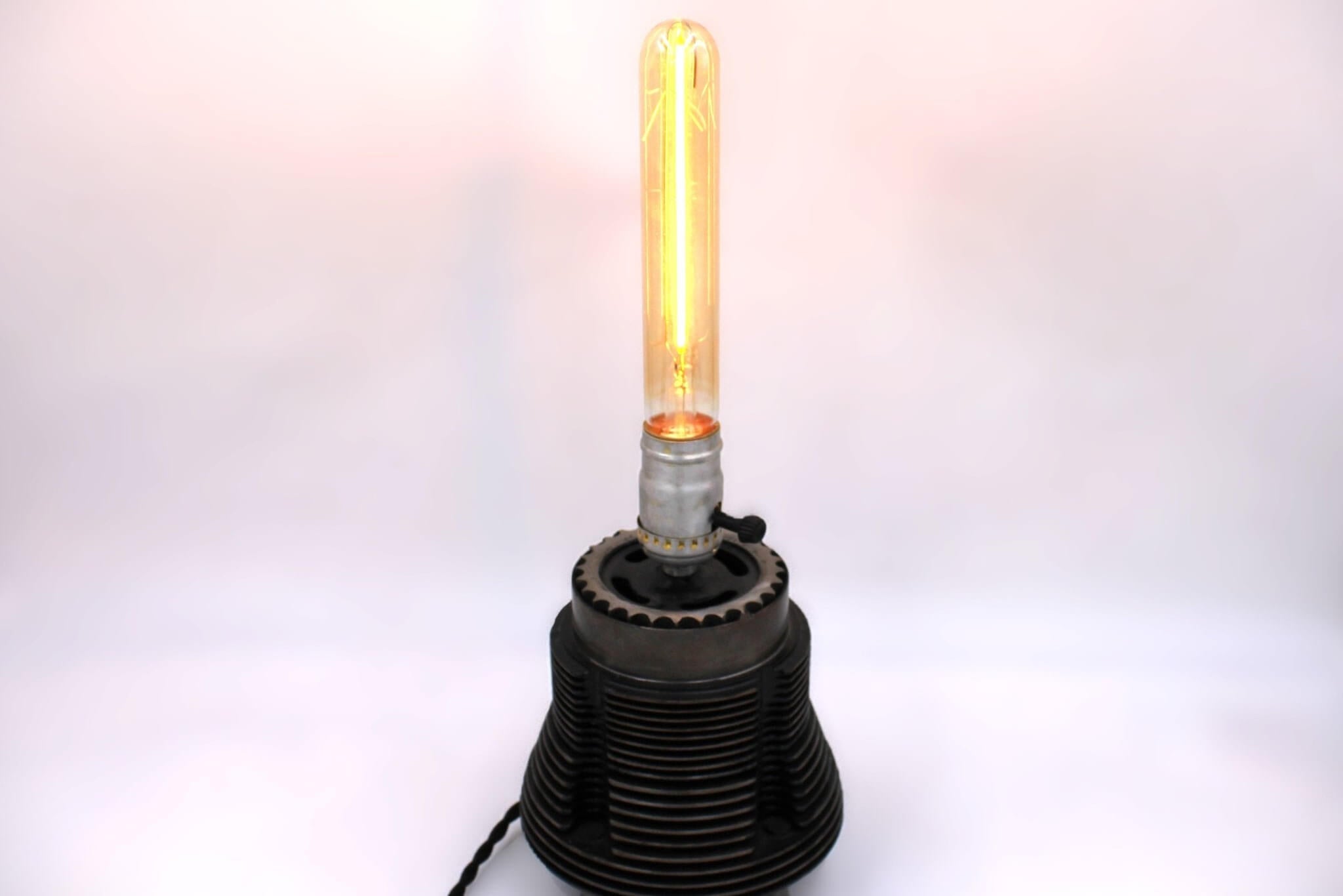 Porsche 911 Cylinder Lamp - Air - Cooled Cylinder Automotive Decor, Steampunk Lamp, Unique Porche Gift - Ben's Auto Decor