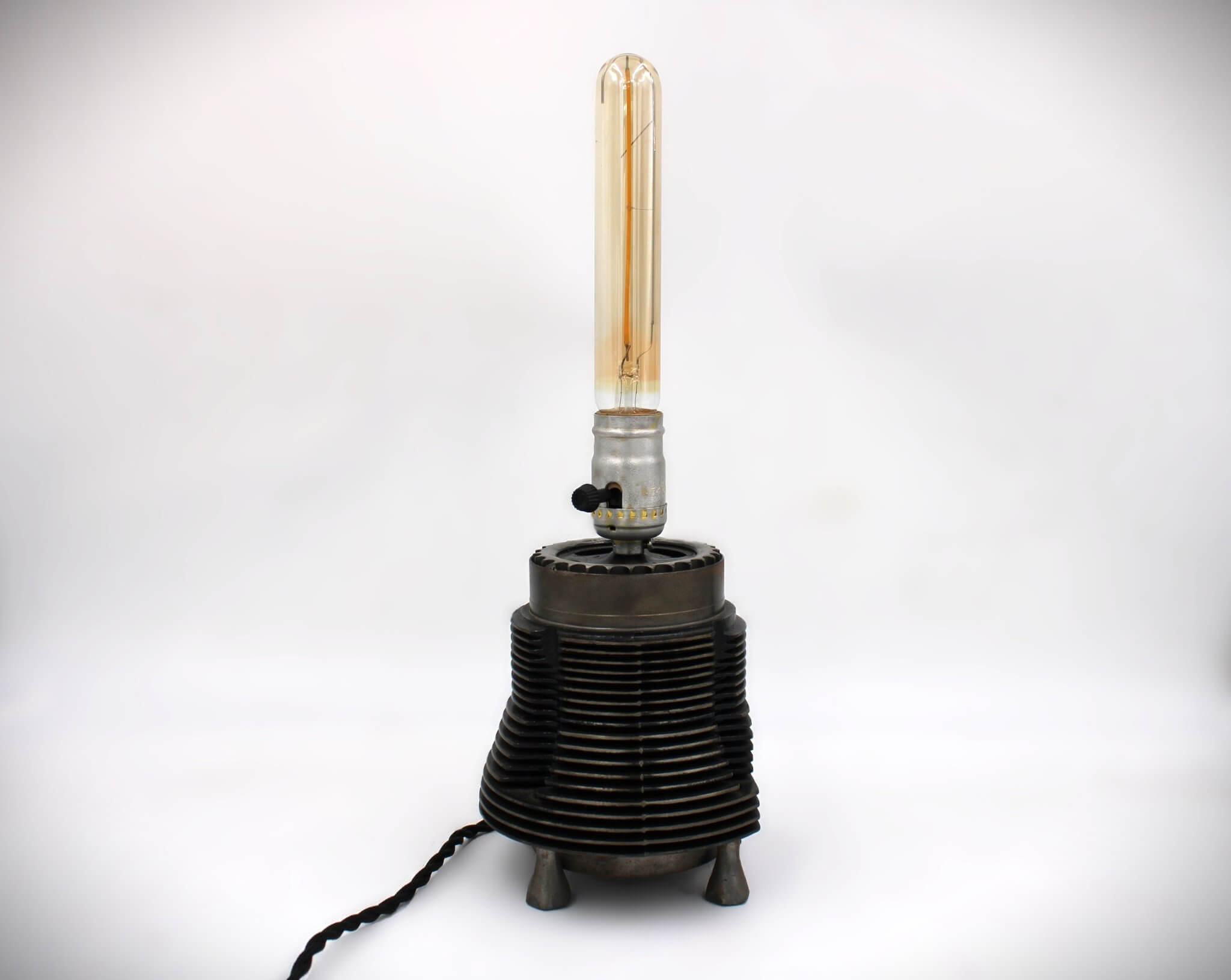 Porsche 911 Cylinder Lamp - Air - Cooled Cylinder Automotive Decor, Steampunk Lamp, Unique Porche Gift - Ben's Auto Decor