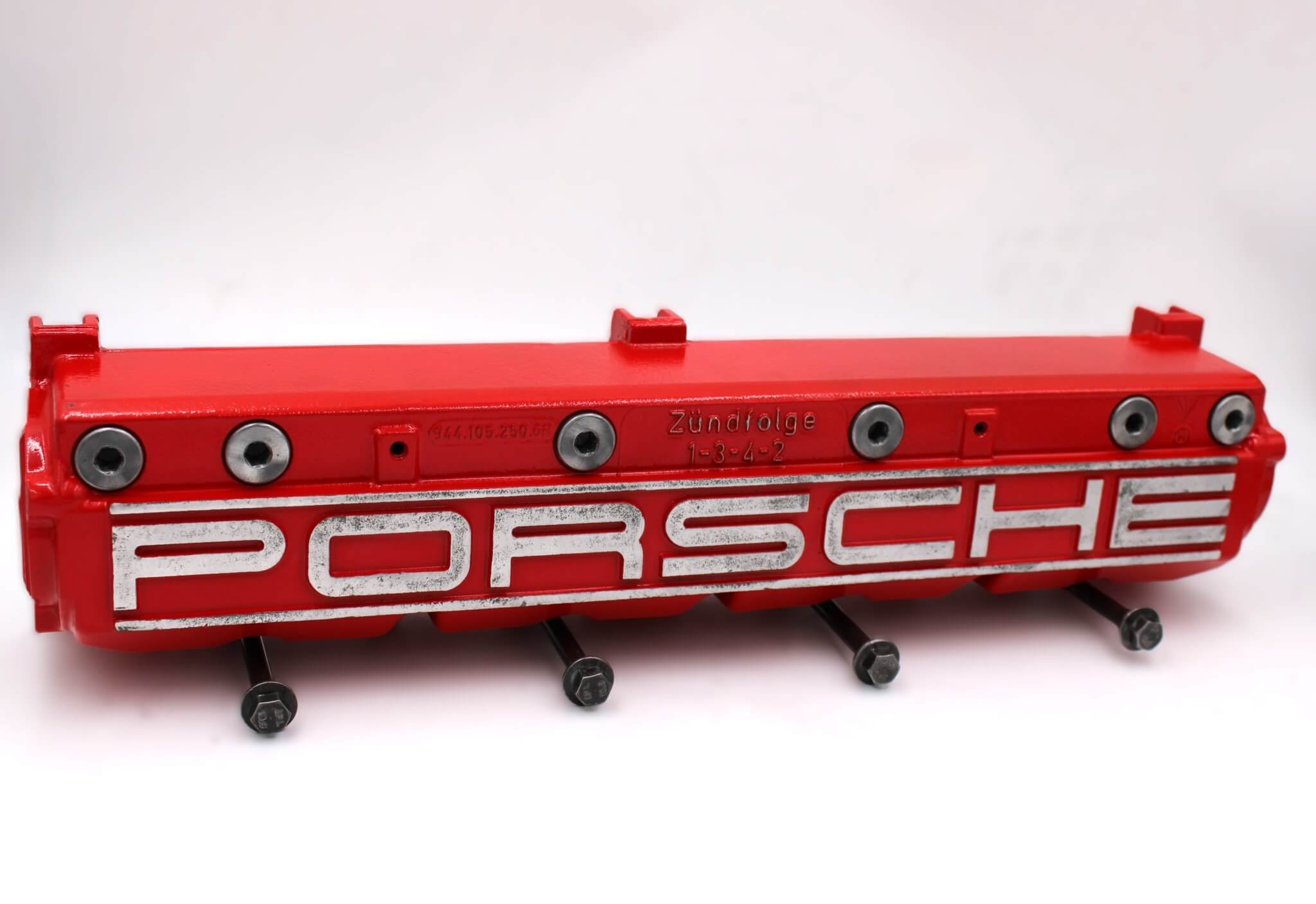 Porsche Camshaft Housing Rack - Clothes Rack, Hat Rack, Key Holder for Wall, Towel Hooks, Unique Automotive Decor - Ben's Auto Decor