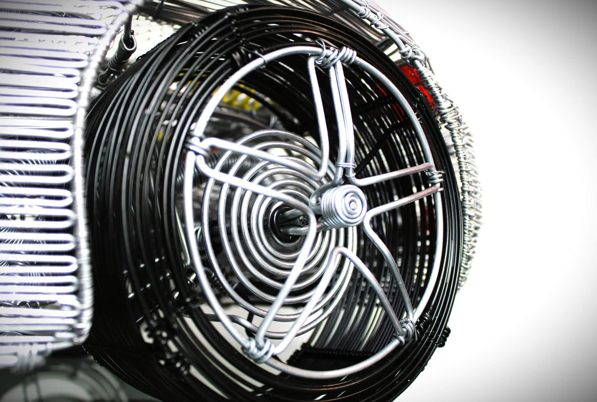 Porsche Carrera GT Wire Car Model - Handcrafted Car Enthusiast Decor, One - Of - A - Kind Masterpiece, Showroom Collectible, Limited Edition - Ben's Auto Decor