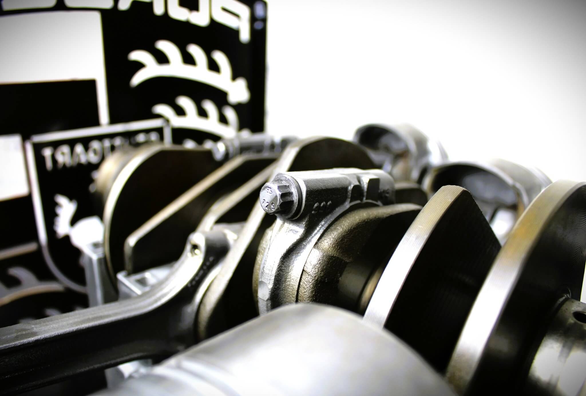 Porsche Flat - 6 Crankshaft Engine Coffee Table - Automotive Decor, Unique Man Cave Furniture - Ben's Auto Decor