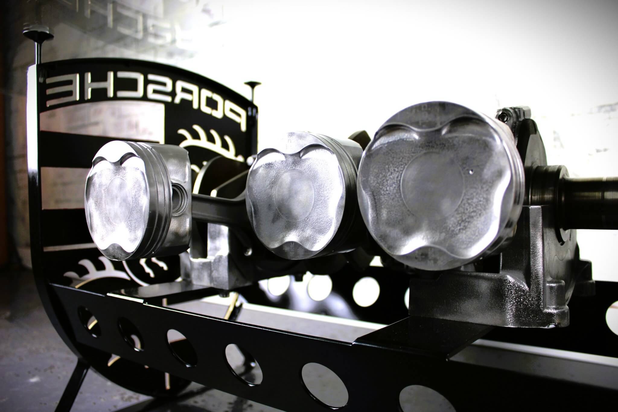 Porsche Flat - 6 Crankshaft Engine Coffee Table - Automotive Decor, Unique Man Cave Furniture - Ben's Auto Decor