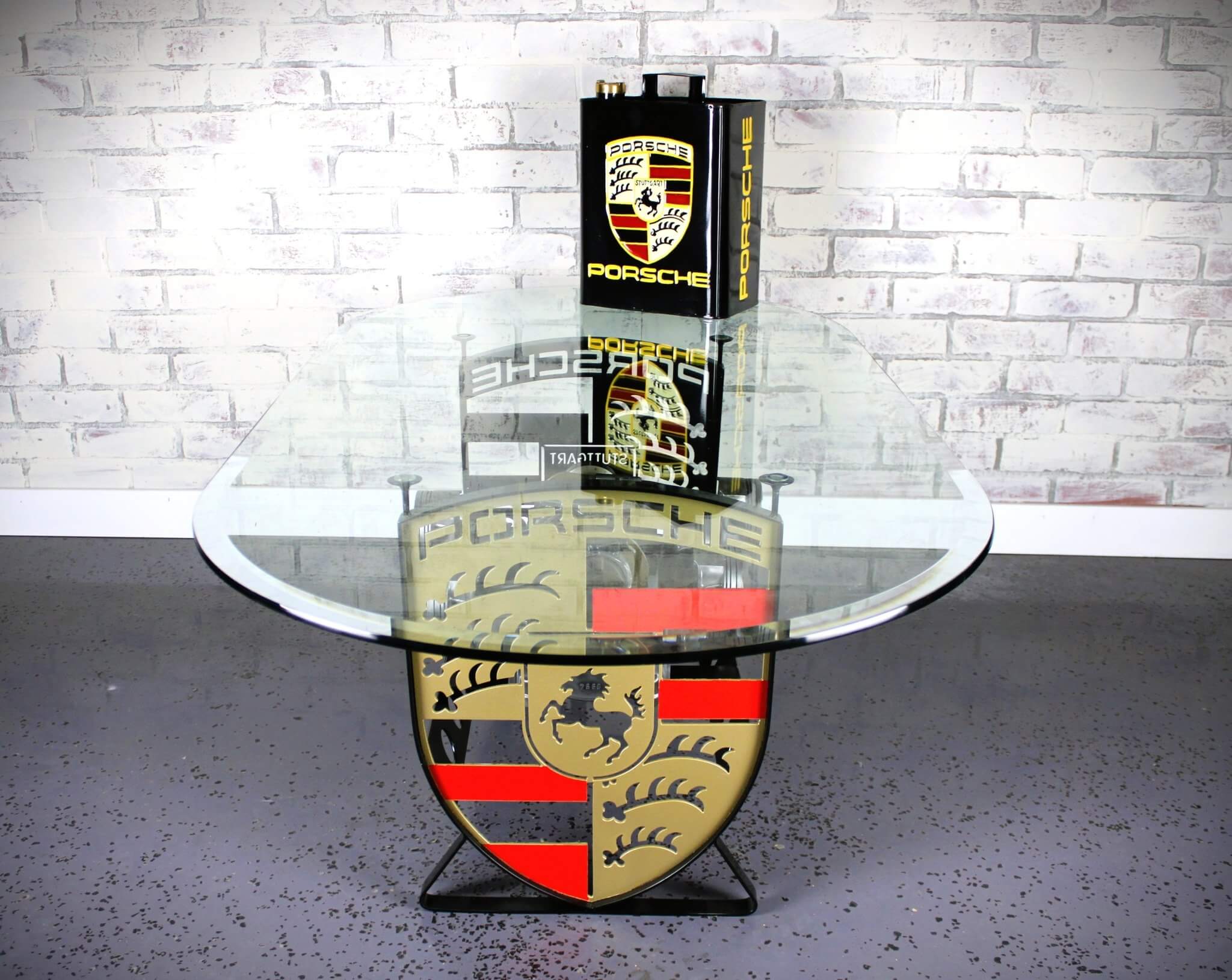 Porsche Flat - 6 Crankshaft Engine Coffee Table - Automotive Decor, Unique Man Cave Furniture - Ben's Auto Decor