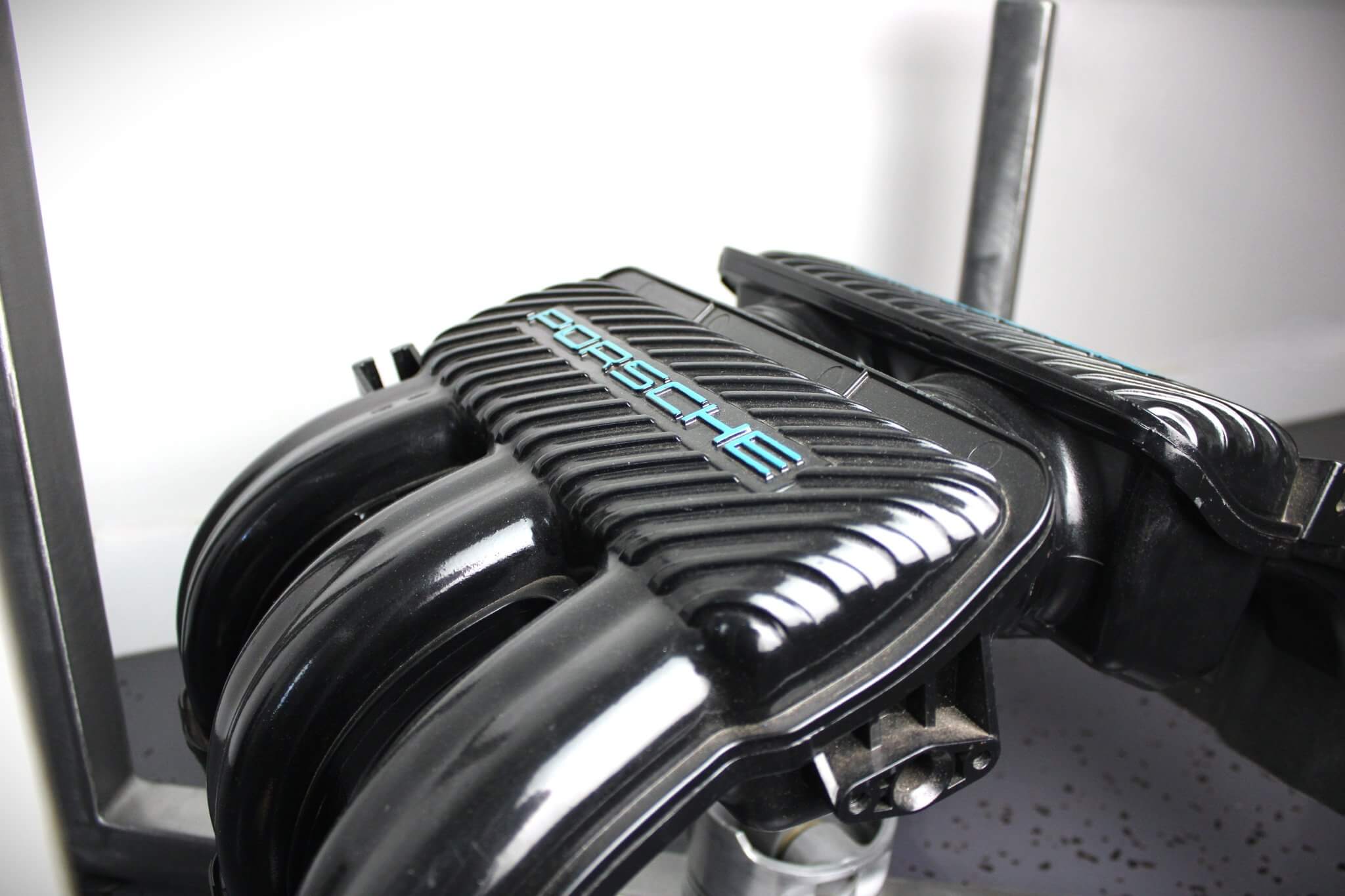 Porsche Intake Manifold Coffee Table - Unique Coffee Table, Automotive Decor, Modern Coffee Table - Ben's Auto Decor