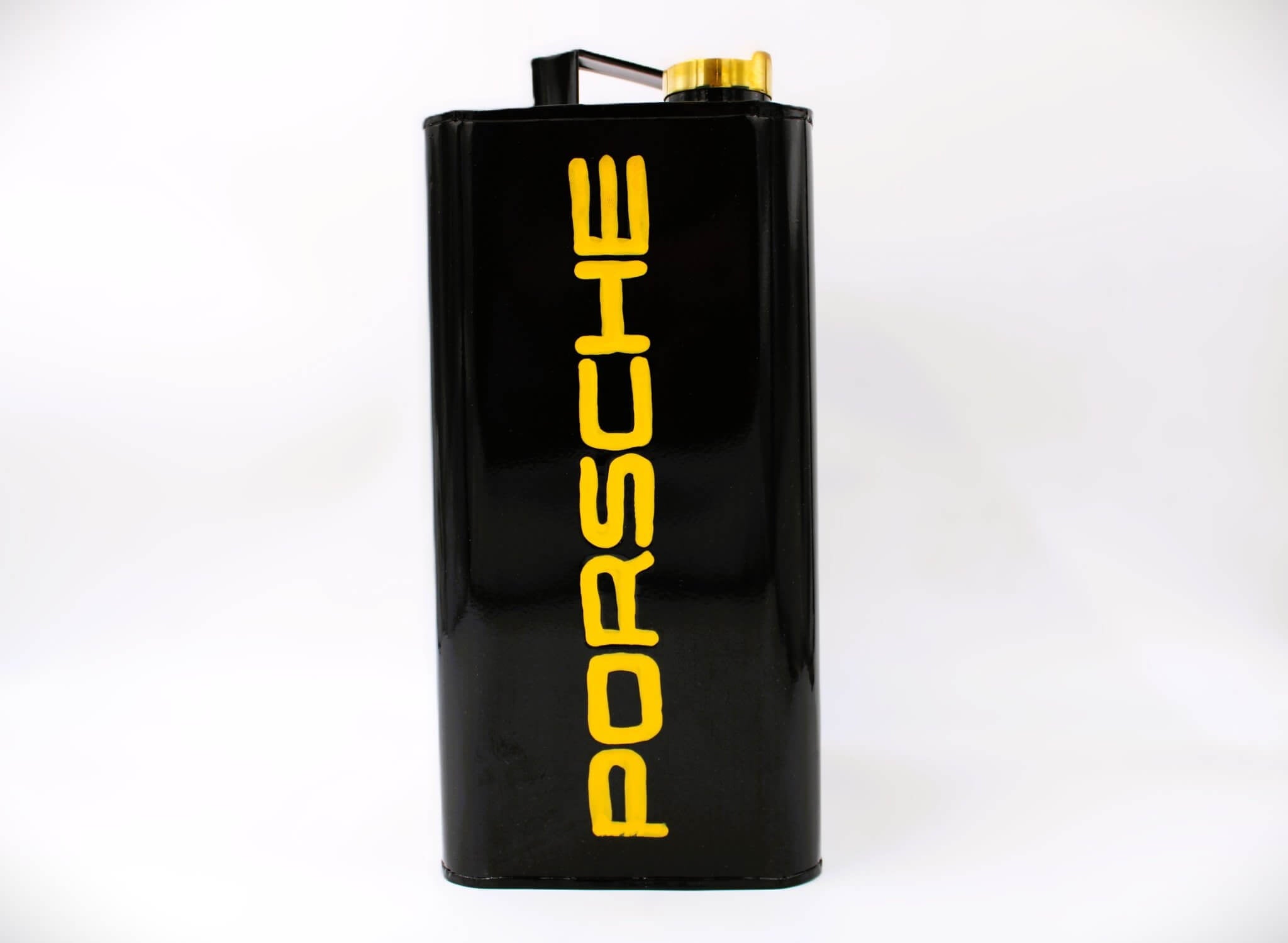 Porsche Vintage Gas Can - Luxury Car Fan Gift, Porsche Logo Art, Cool Home Decor - Ben's Auto Decor