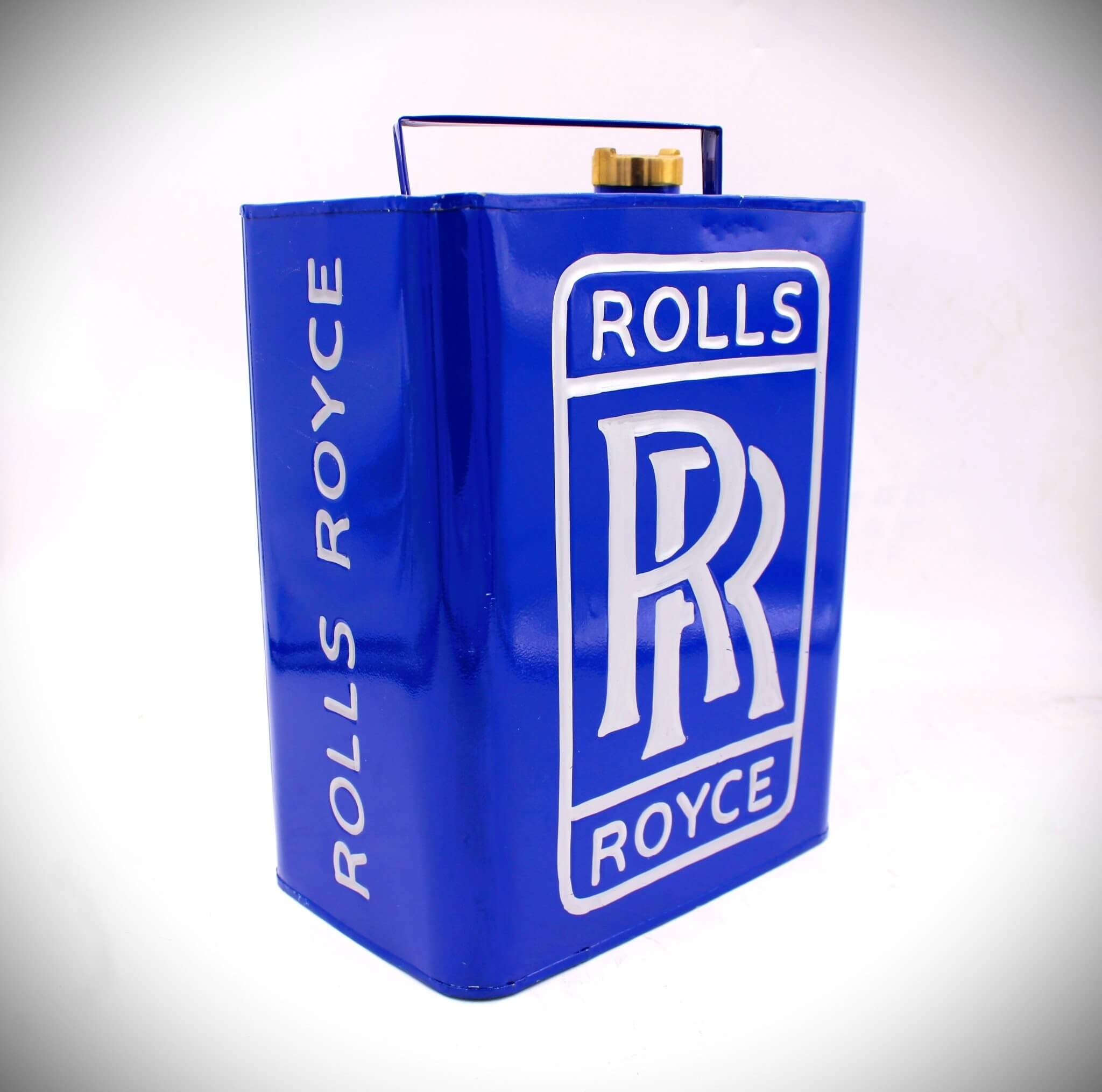 Rolls - Royce Vintage - Style Rectangular Fuel Can – Hand - Painted & Limited Edition - Ben's Auto Decor
