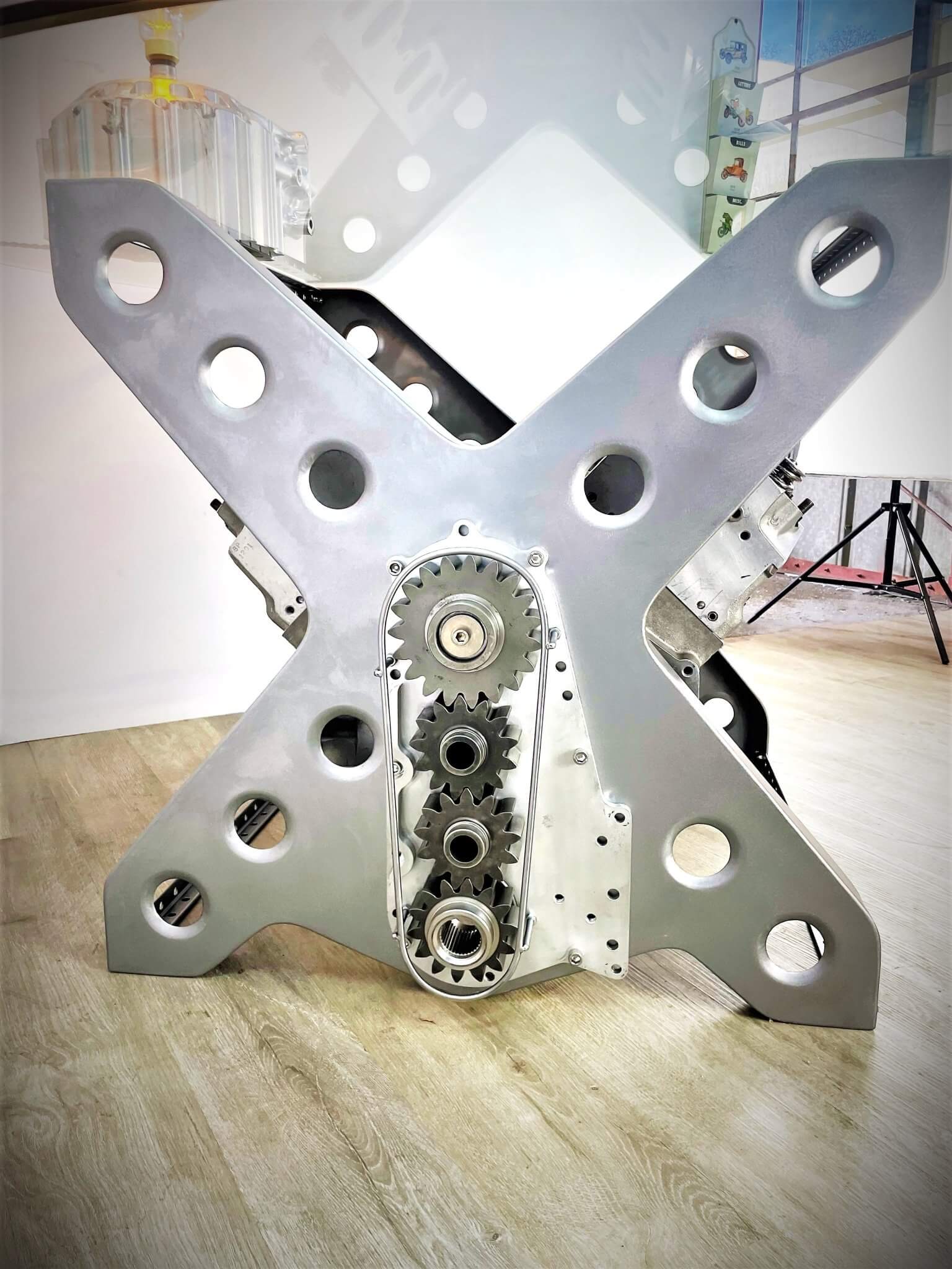 Rotating Engine Dining Table - Unique Furniture for Race Car Fans and Auto Enthusiasts - Ben's Auto Decor