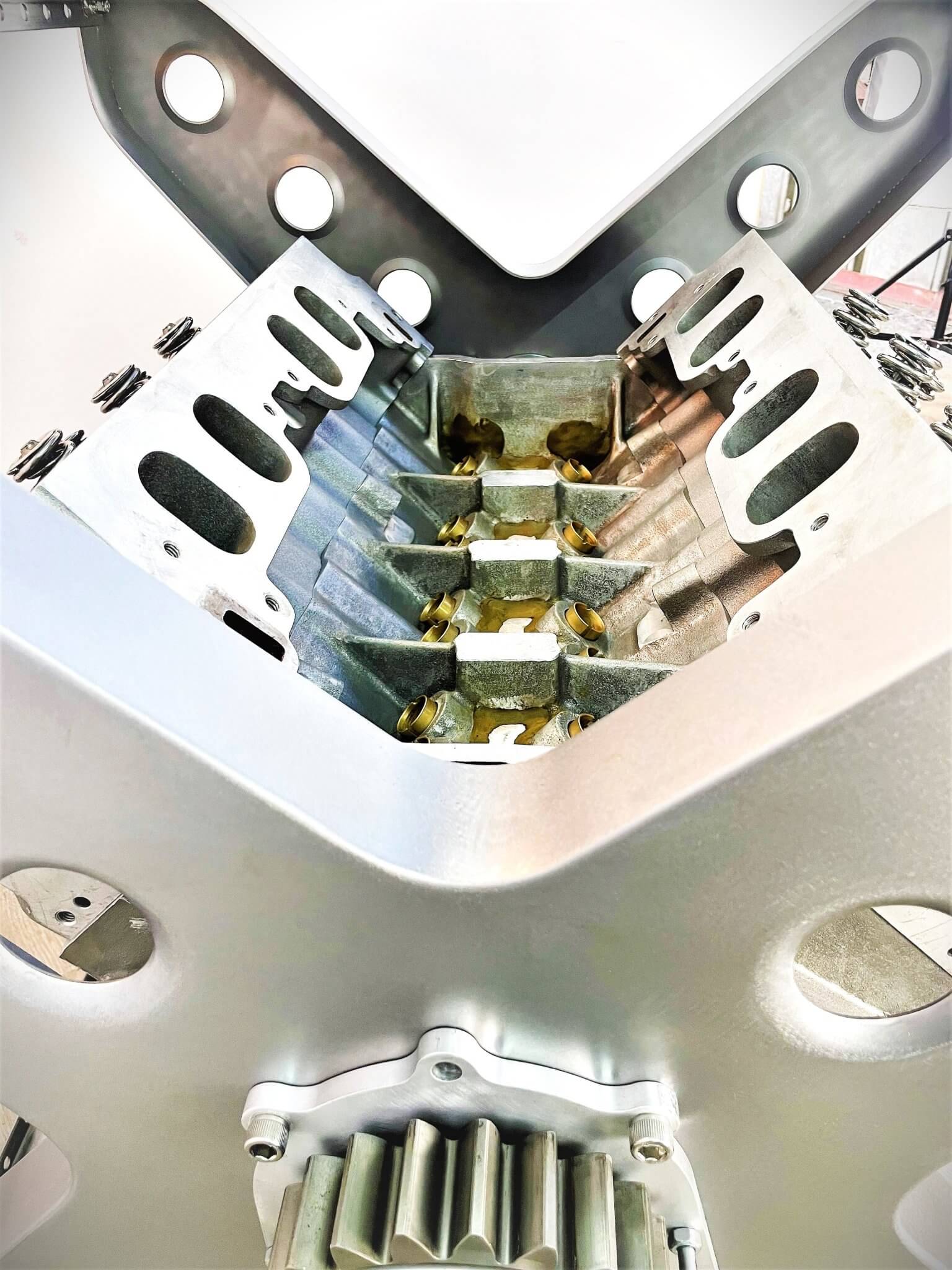 Rotating Engine Dining Table - Unique Furniture for Race Car Fans and Auto Enthusiasts - Ben's Auto Decor