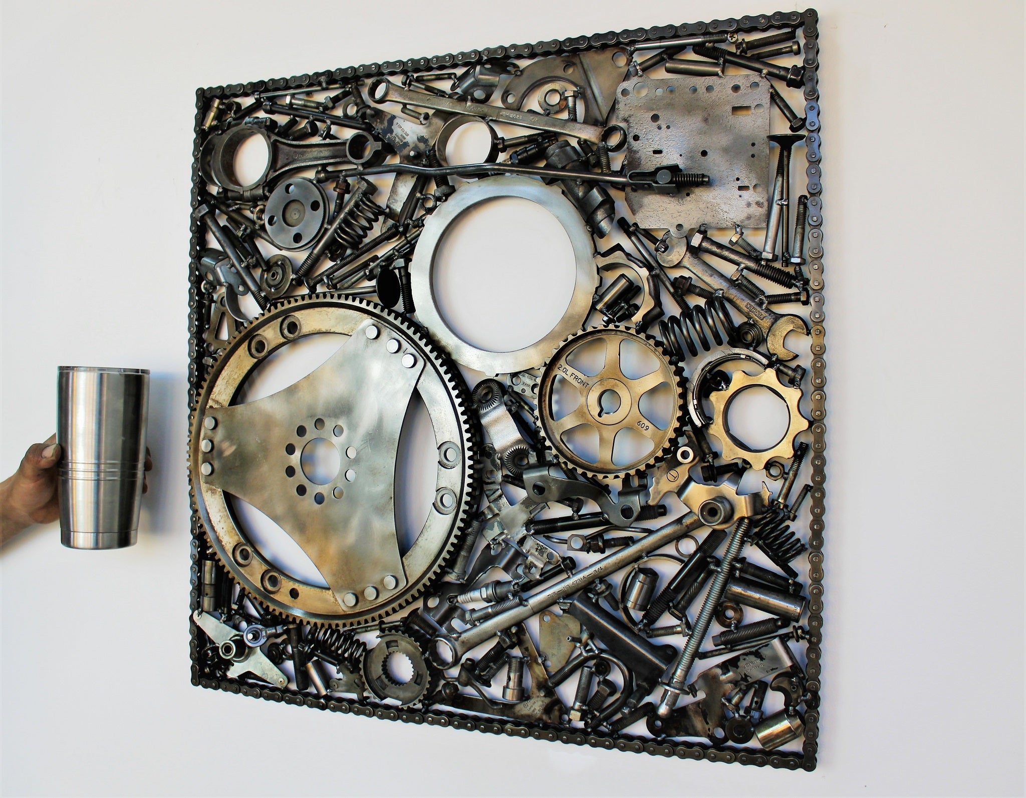 Automotive Wall Art - Auto Part Art, Car Enthusiast Gift, Automotive House Decor - Ben's Auto Decor