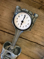 Load image into Gallery viewer, Steampunk clock made out of an Audi car engine piston.
