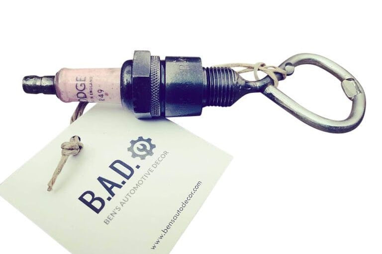 Rolls Royce Spark Plug Bottle Opener - Made in England, Gift for Classic Car Enthusiasts - Ben's Auto Decor