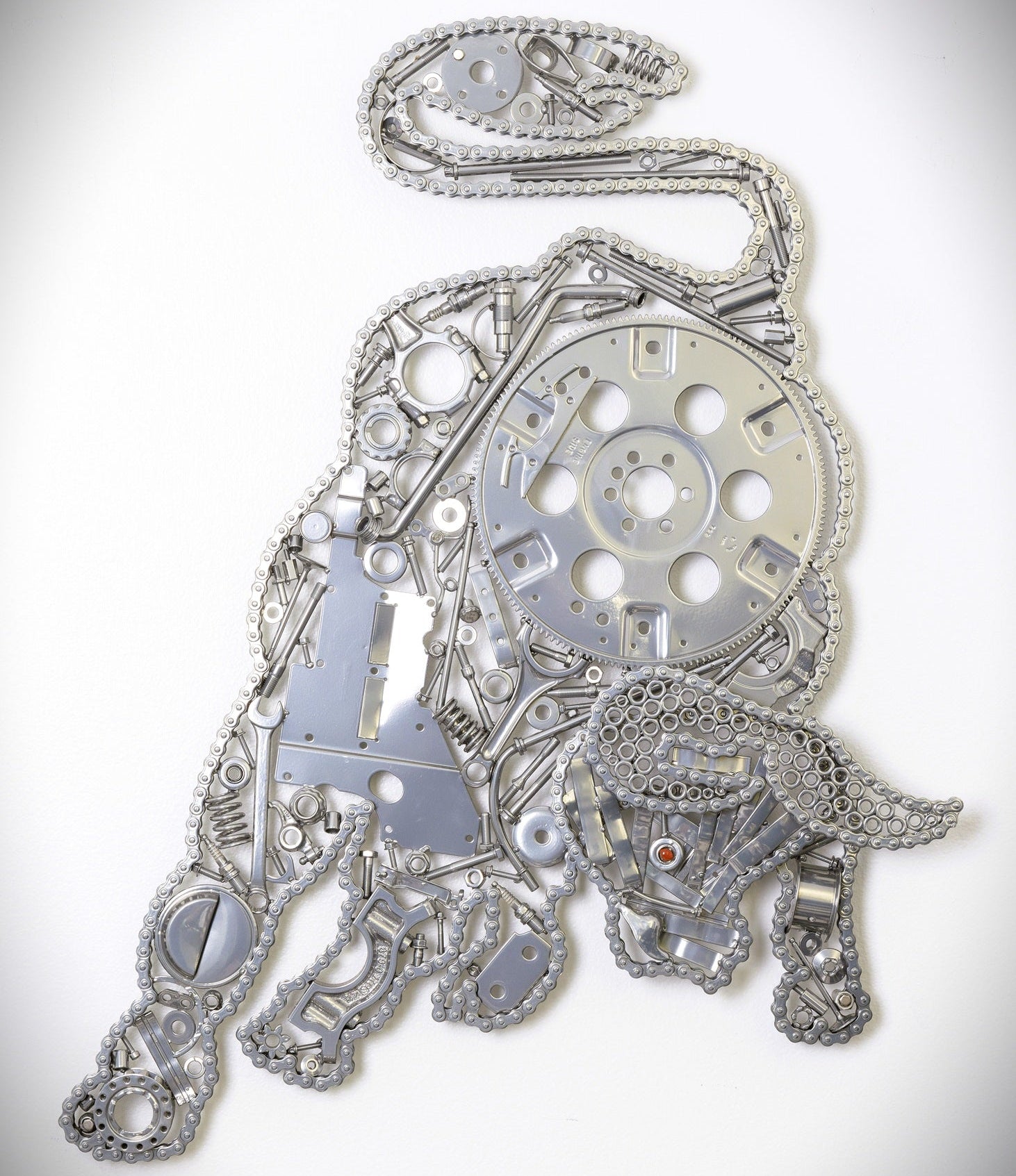 Lamborghini Bull Metal Art Sculpture