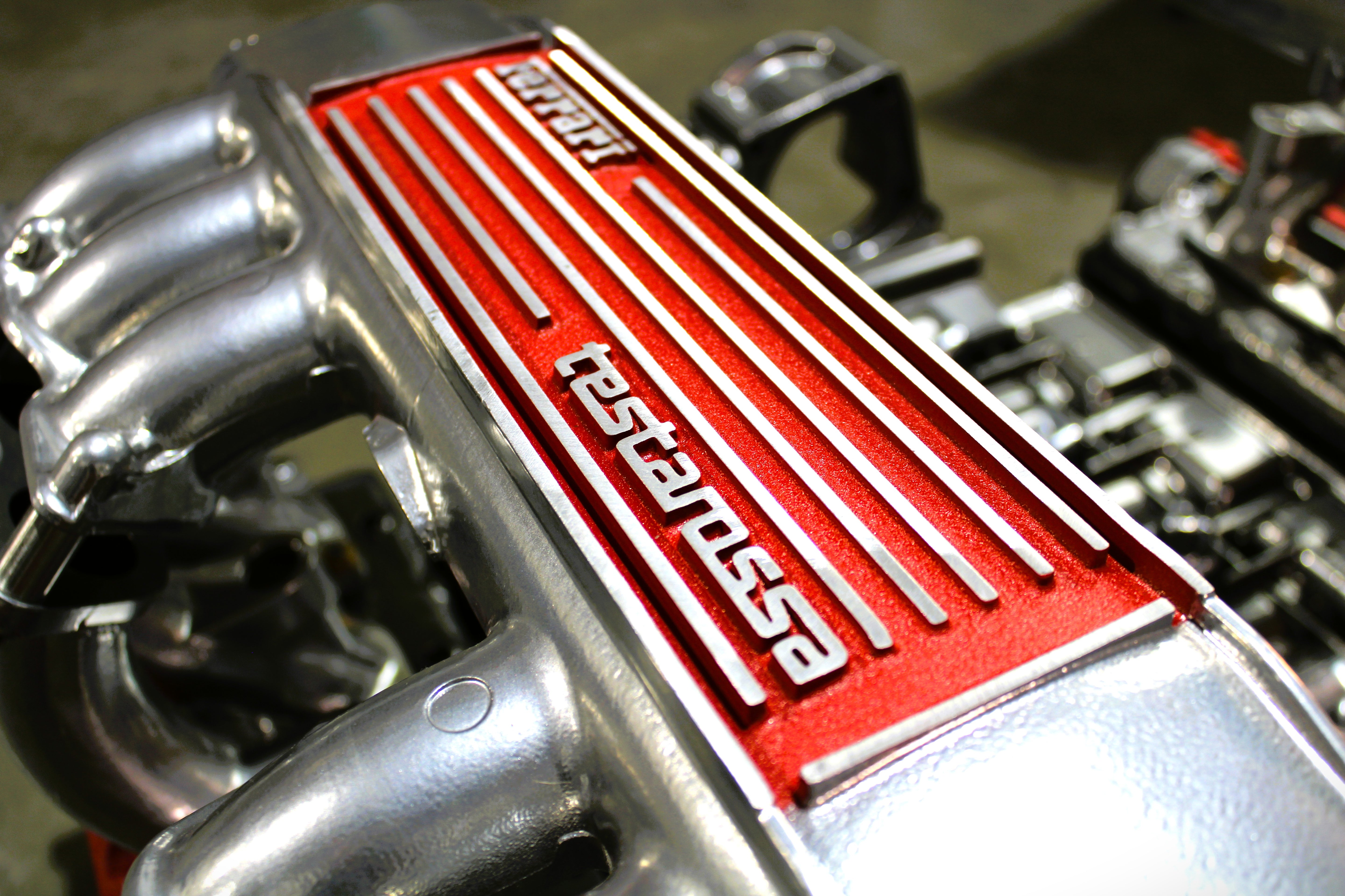 Cuore Aperto — Ferrari Testarossa Flat-12 Sculptural Table