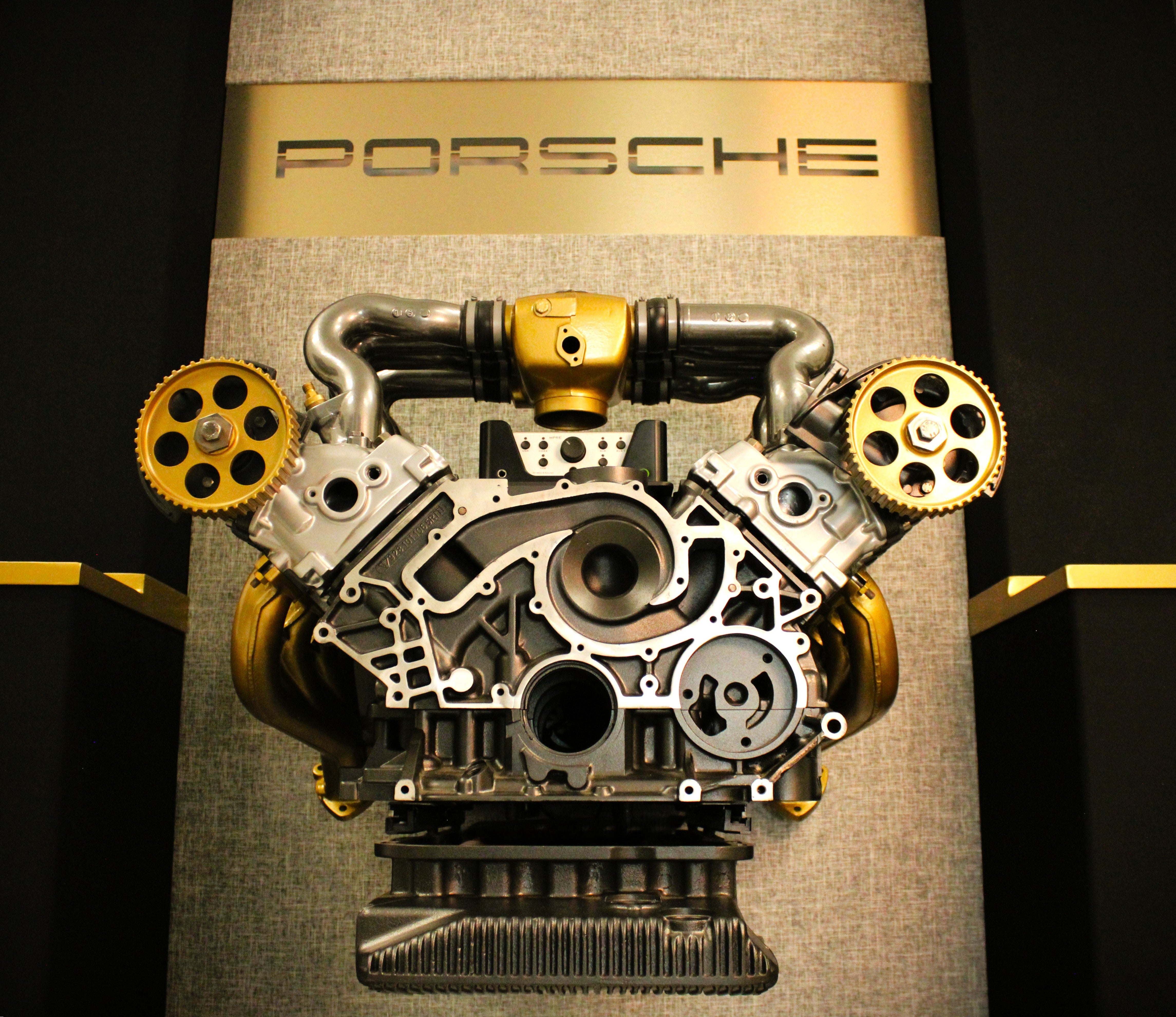 Full view of Porsche 928 Wall of Sound speaker system