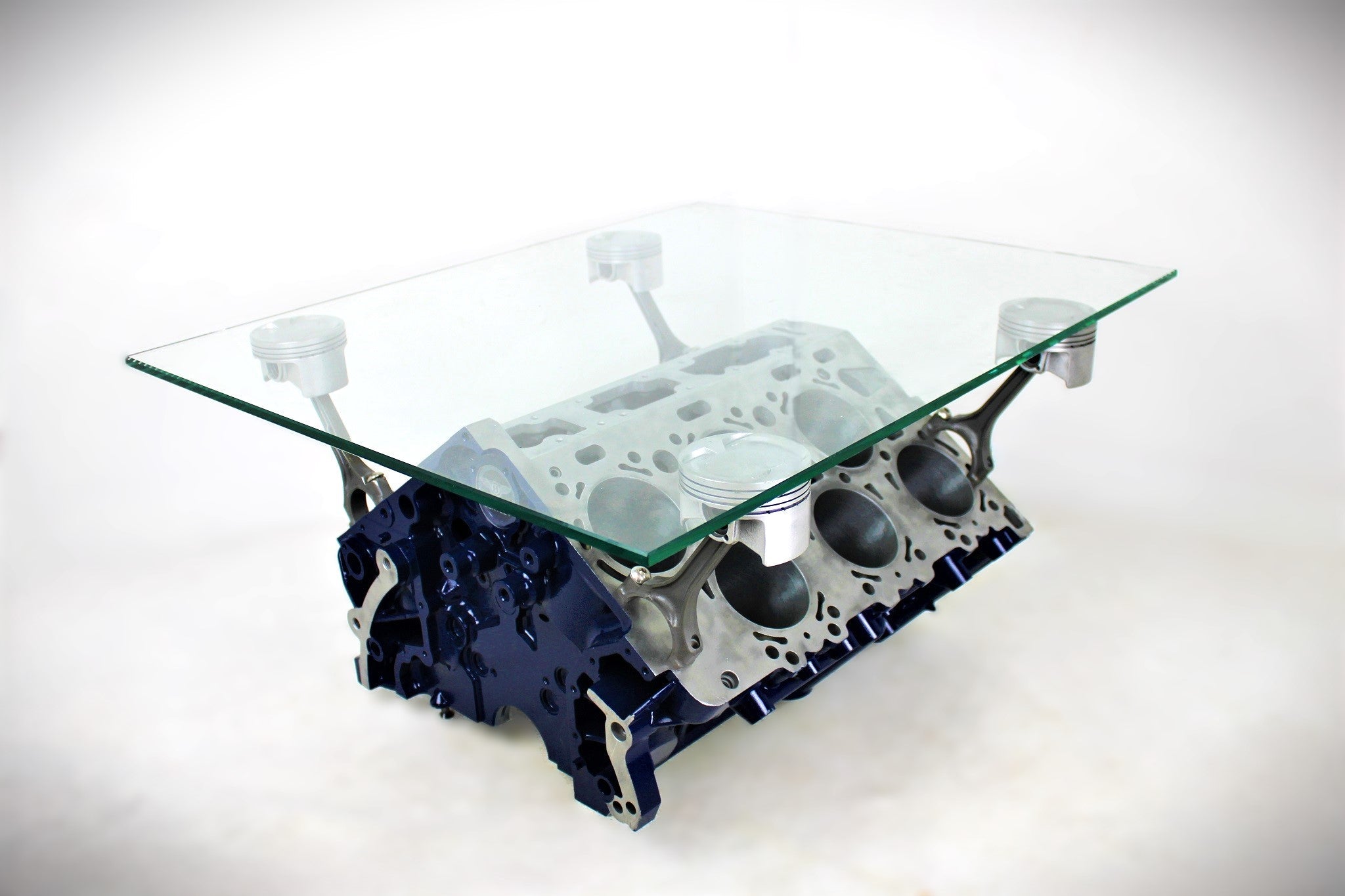 Bentley Engine Block Coffee Table - Genuine Bentley W12 Motor, Man Cave Furniture - Ben's Auto Decor