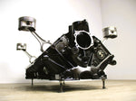 Load image into Gallery viewer, BMW M Series V10 Engine Block Coffee Table - BMW M - Power Color Scheme, Man Cave Furniture - Ben&#39;s Auto Decor
