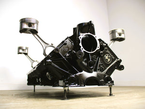 BMW M Series V10 Engine Block Coffee Table - BMW M - Power Color Scheme, Man Cave Furniture - Ben's Auto Decor